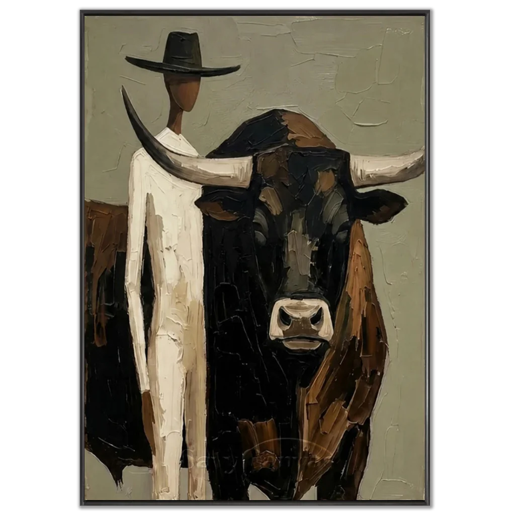 Vintage_Americana_Art_Muted_Sage_Western_Bond-black-frame-02.webp