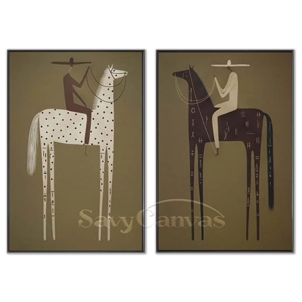 Vintage_Americana_Art_Silent_Dialogue-black-frame-02.webp