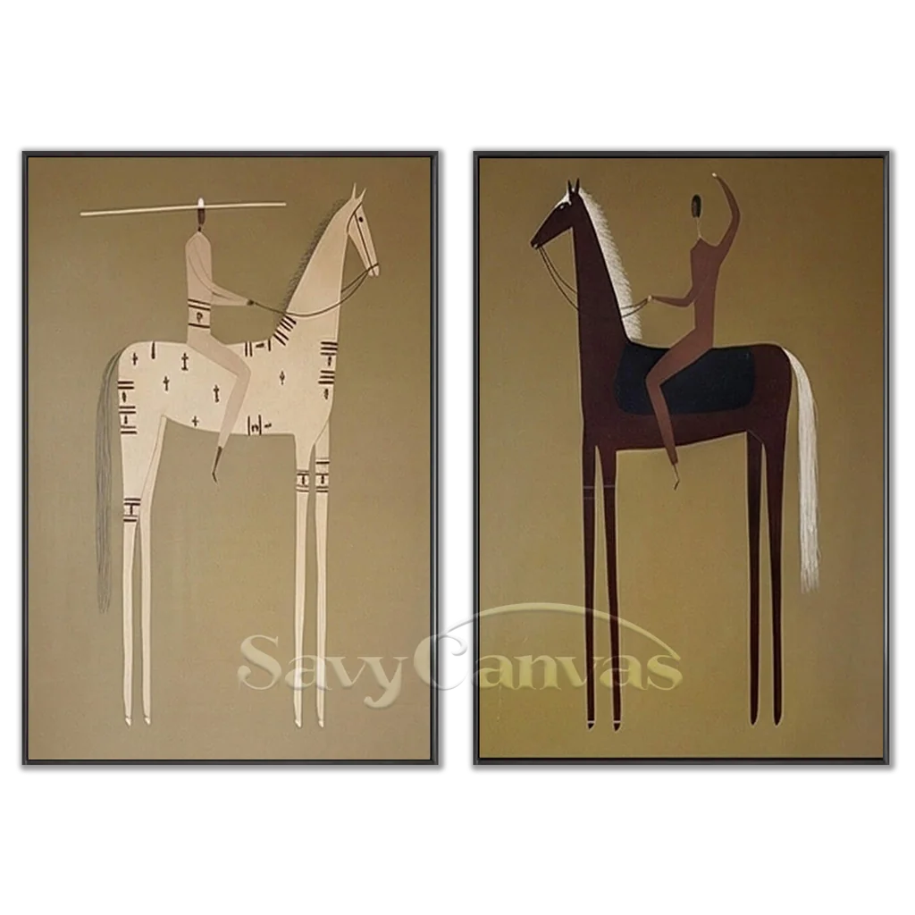 Vintage_Americana_Art_Silent_Riders-black-frame-02.webp
