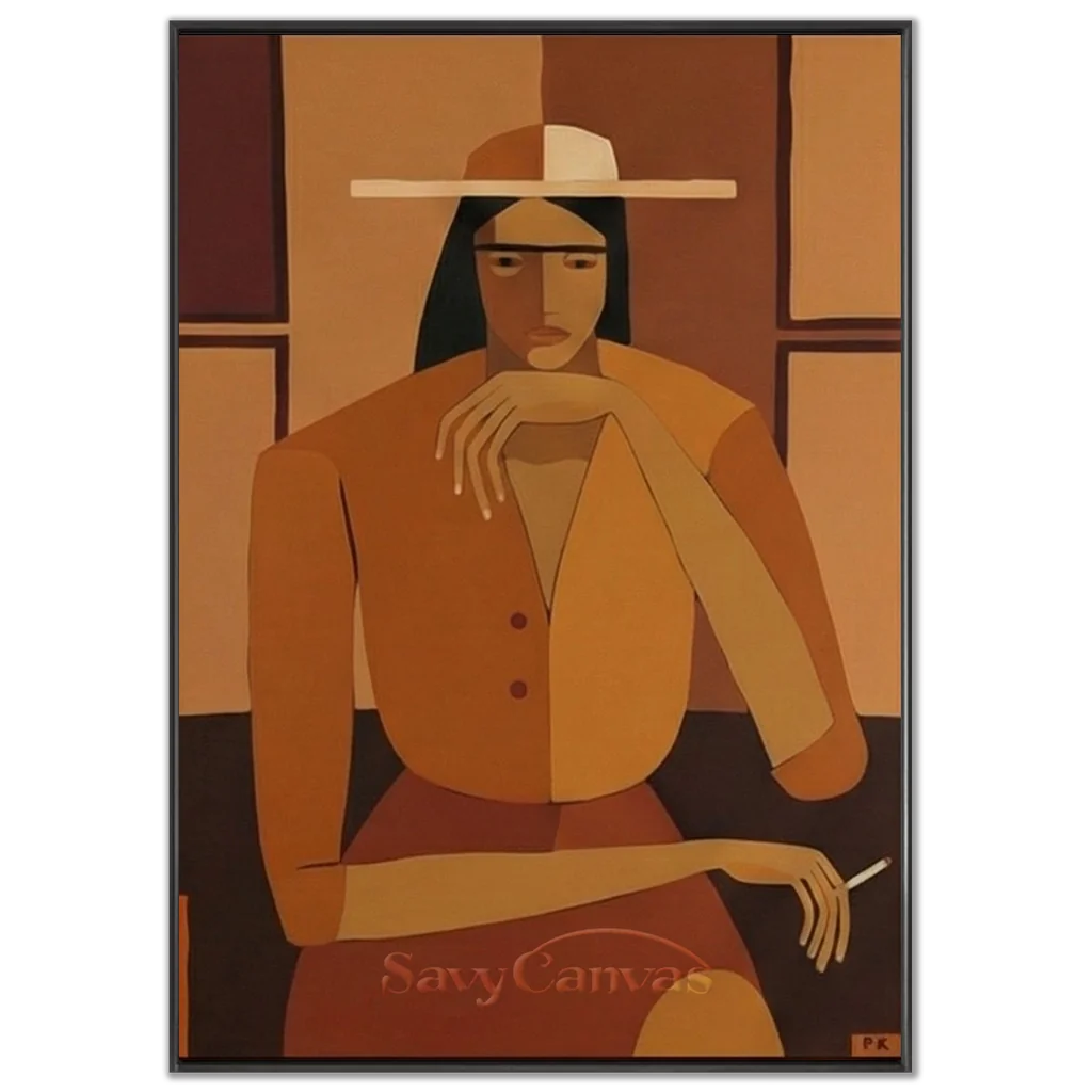 Vintage_Americana_Art_Solitude_at_Noon-black-frame-02.webp