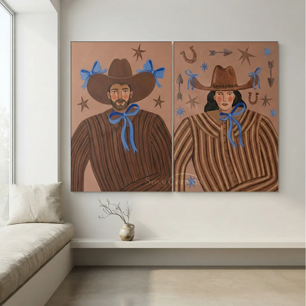 Vintage_Americana_Art_Starry_Prairie_Pair-for-wall-by-the-window-01.webp