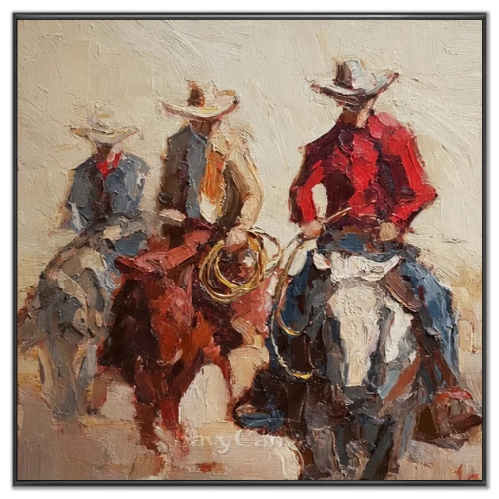 Vintage_Americana_Art_The_Gathering_of_the_Untamed_Horizon-black-frame-02.webp
