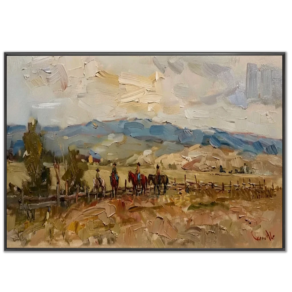 Vintage_Americana_Art_The_Long_Return_Home-black-frame-02.webp