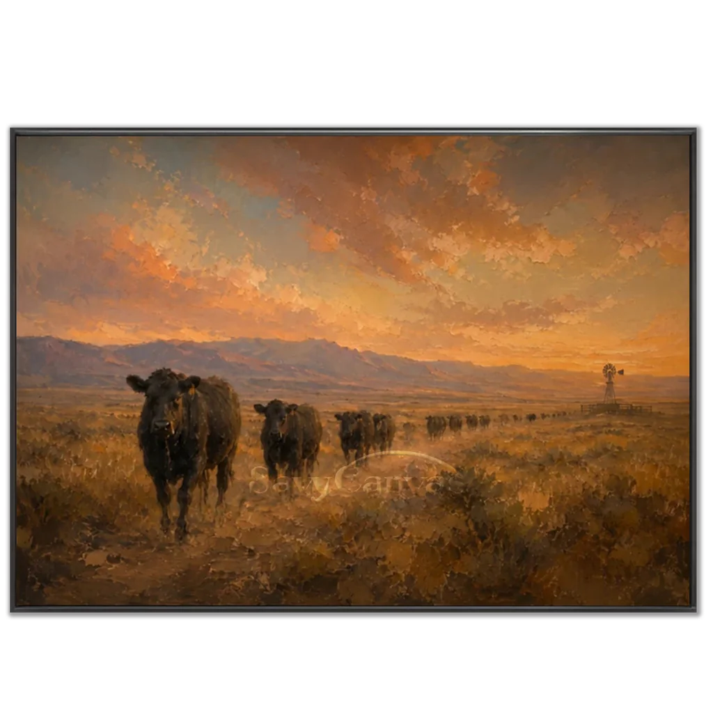 Vintage_Americana_Art_The_Long_Return_of_Light-black-frame-02.webp