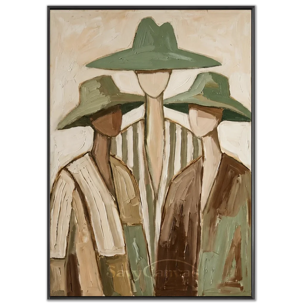 Vintage_Americana_Art_Three_Companions-black-frame-02.webp