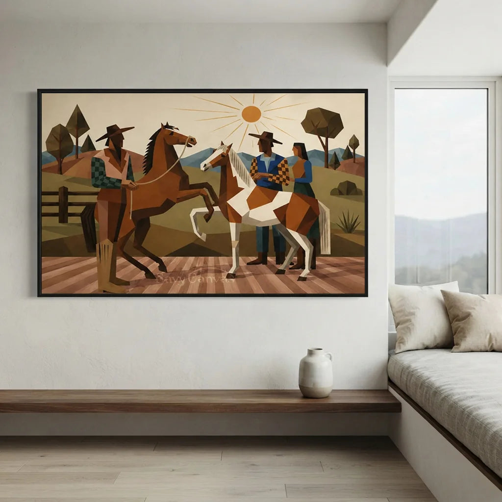 Vintage_Americana_Art_Valley_Cowboy_Noon-for-wall-by-the-window-01.webp
