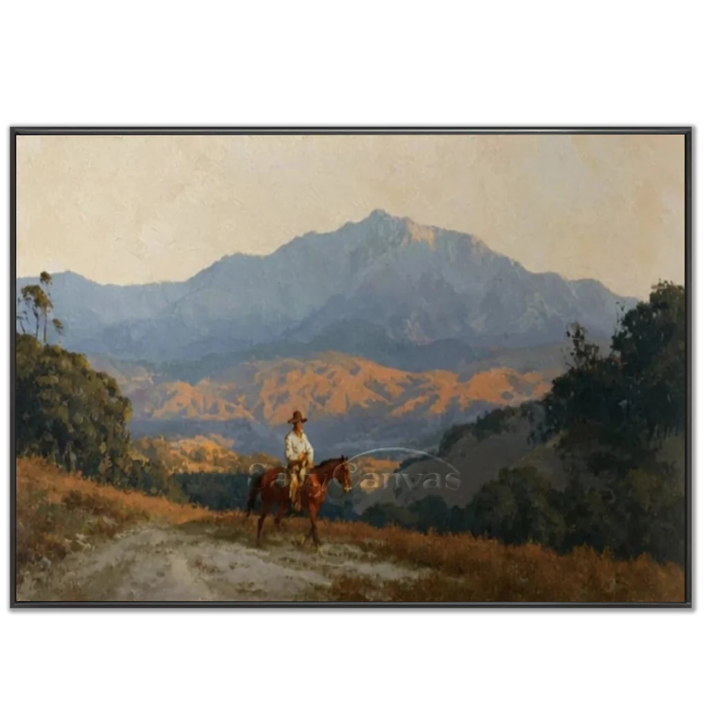 Vintage_Americana_Art_Valley_Golden_Glow-black-frame-02.webp