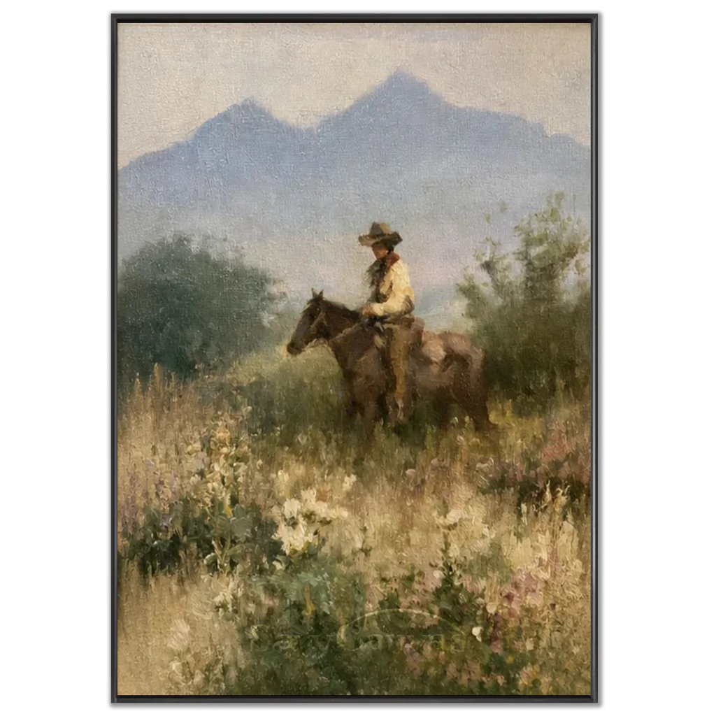 Vintage_Americana_Art_Wildflower_Trail-black-frame-02.webp