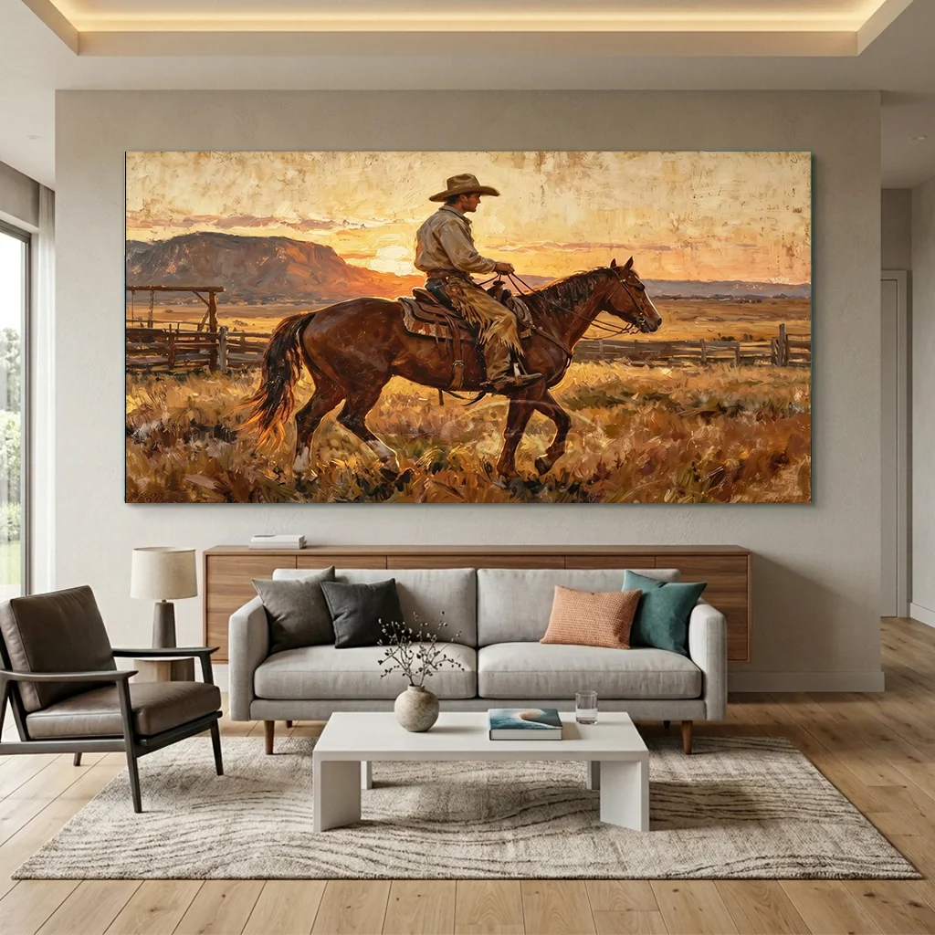 Vintage_Americana_Sunset_Cowboy_Ride-for-home-01.webp