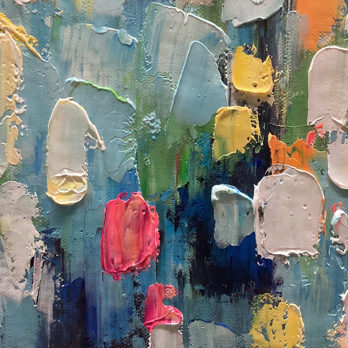 Abstract Confetti Painting | Playful & Colorful Wall Art #AA 179