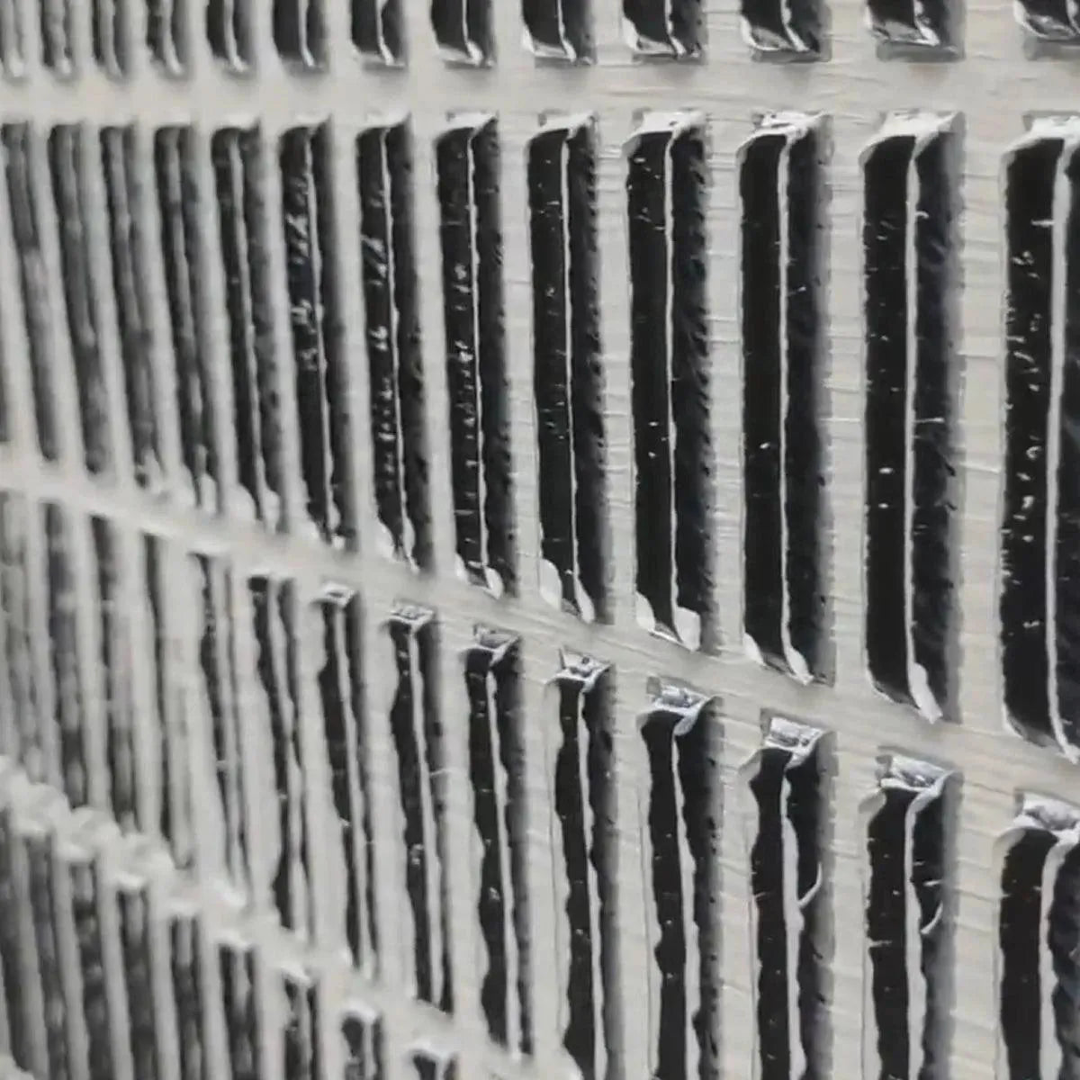 Combed Plaster Art Canvas | Modern Textured White Painting #AA 107