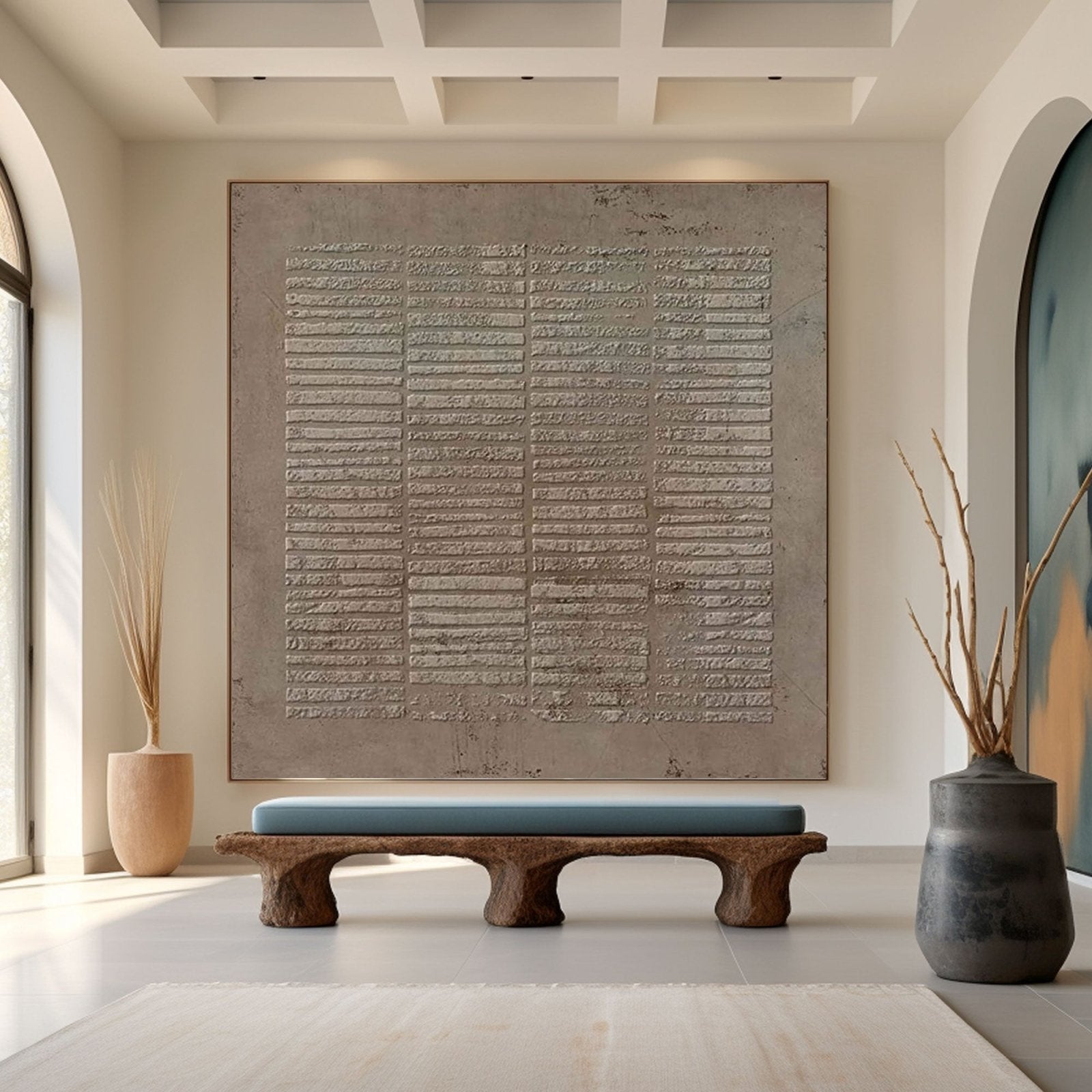 Large Wabi Sabi Textured Wall Art | Neutral Abstract Painting#TC 196