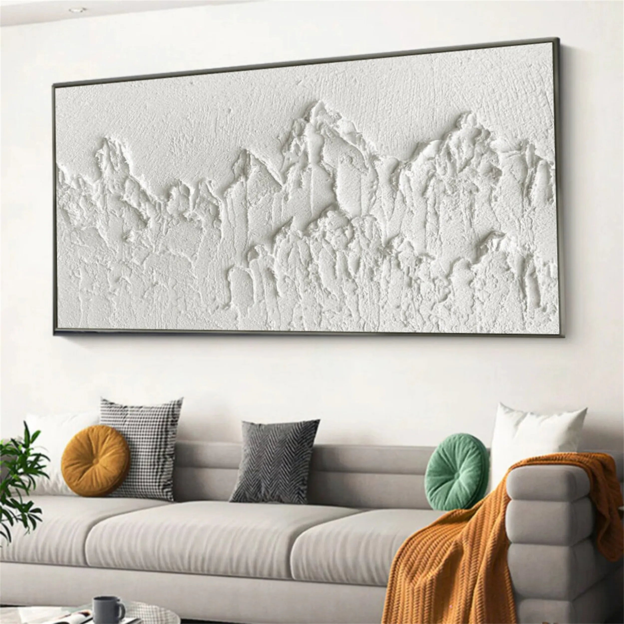 Handmade 3D Mountain Canvas | Unique Wall Decor for Modern Homes #JJ 403