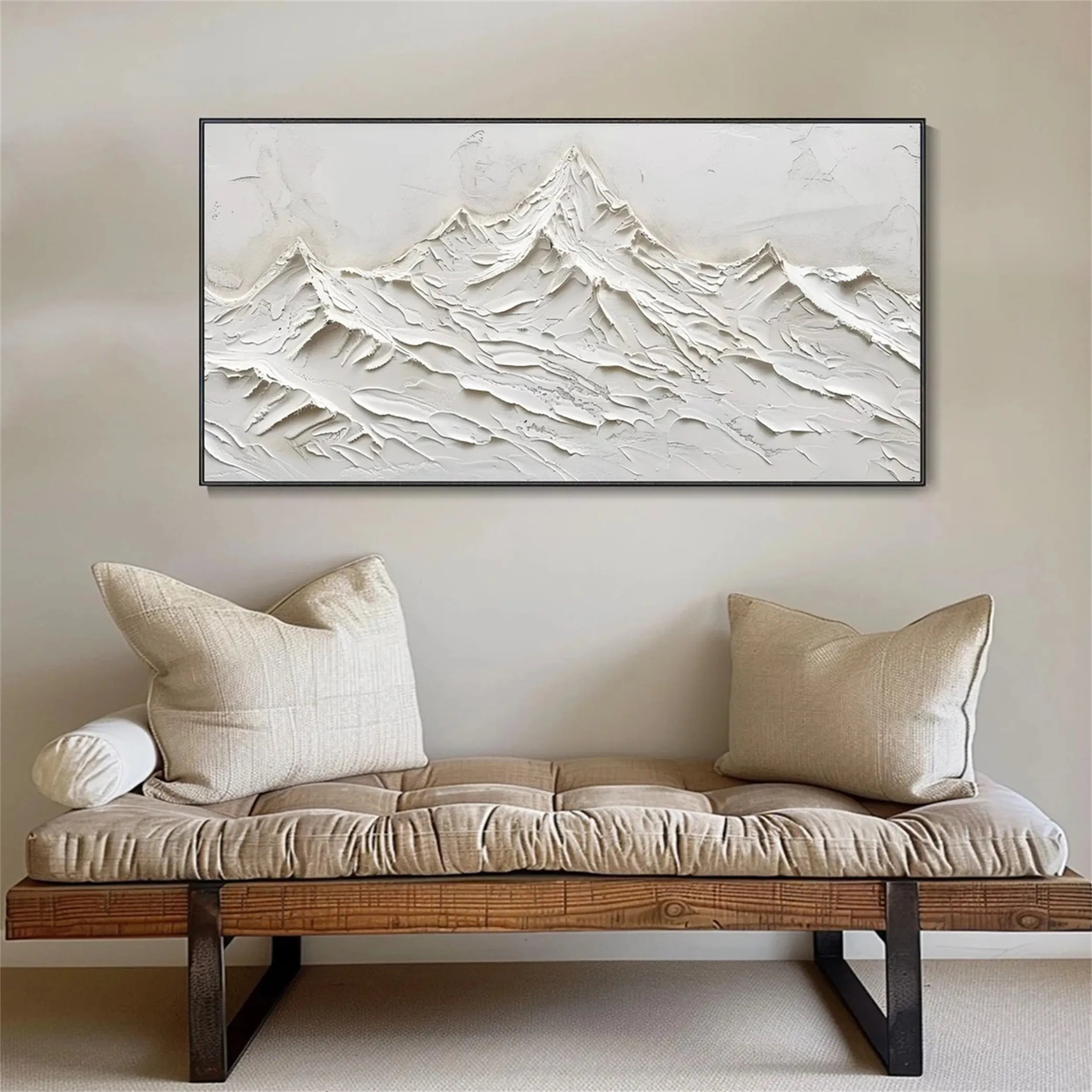 Unique 3D Textured Wall Art | Modern Plaster Decor #JJ 406