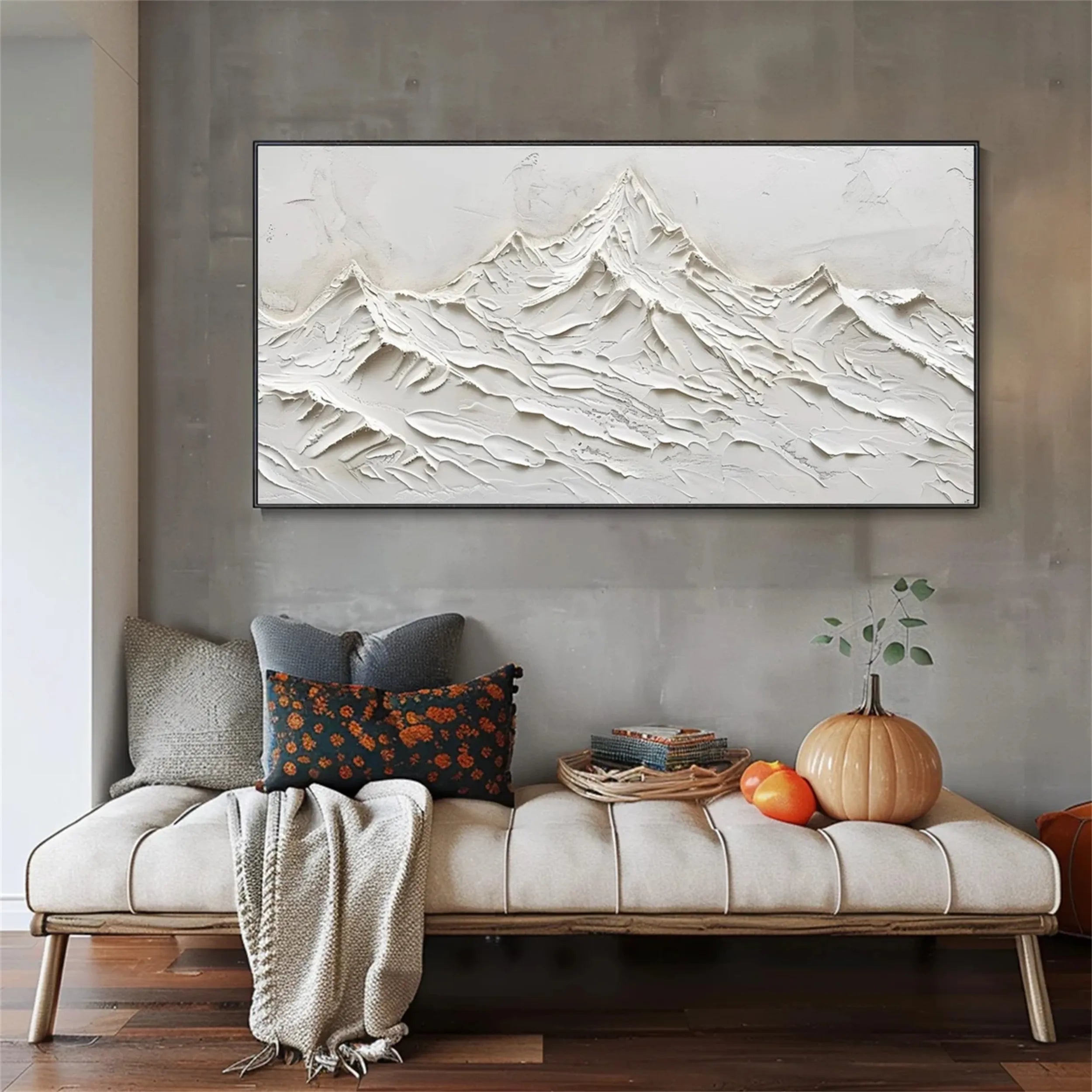 Unique 3D Textured Wall Art | Modern Plaster Decor #JJ 406