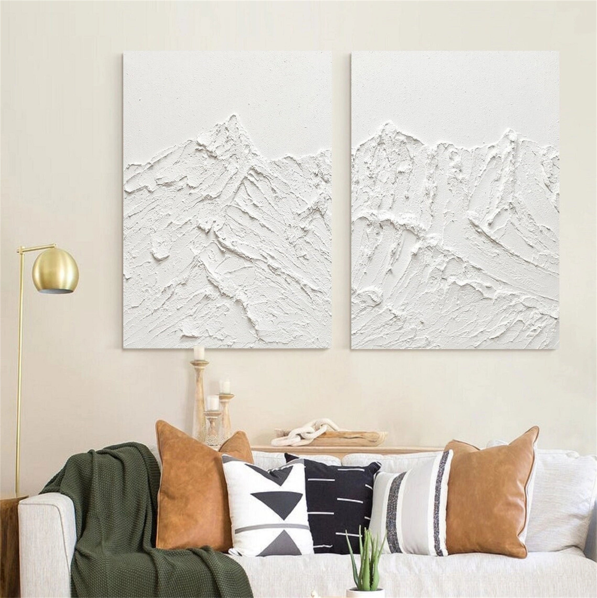 Hand-Painted Abstract Wall Art | Textured Canvas Painting