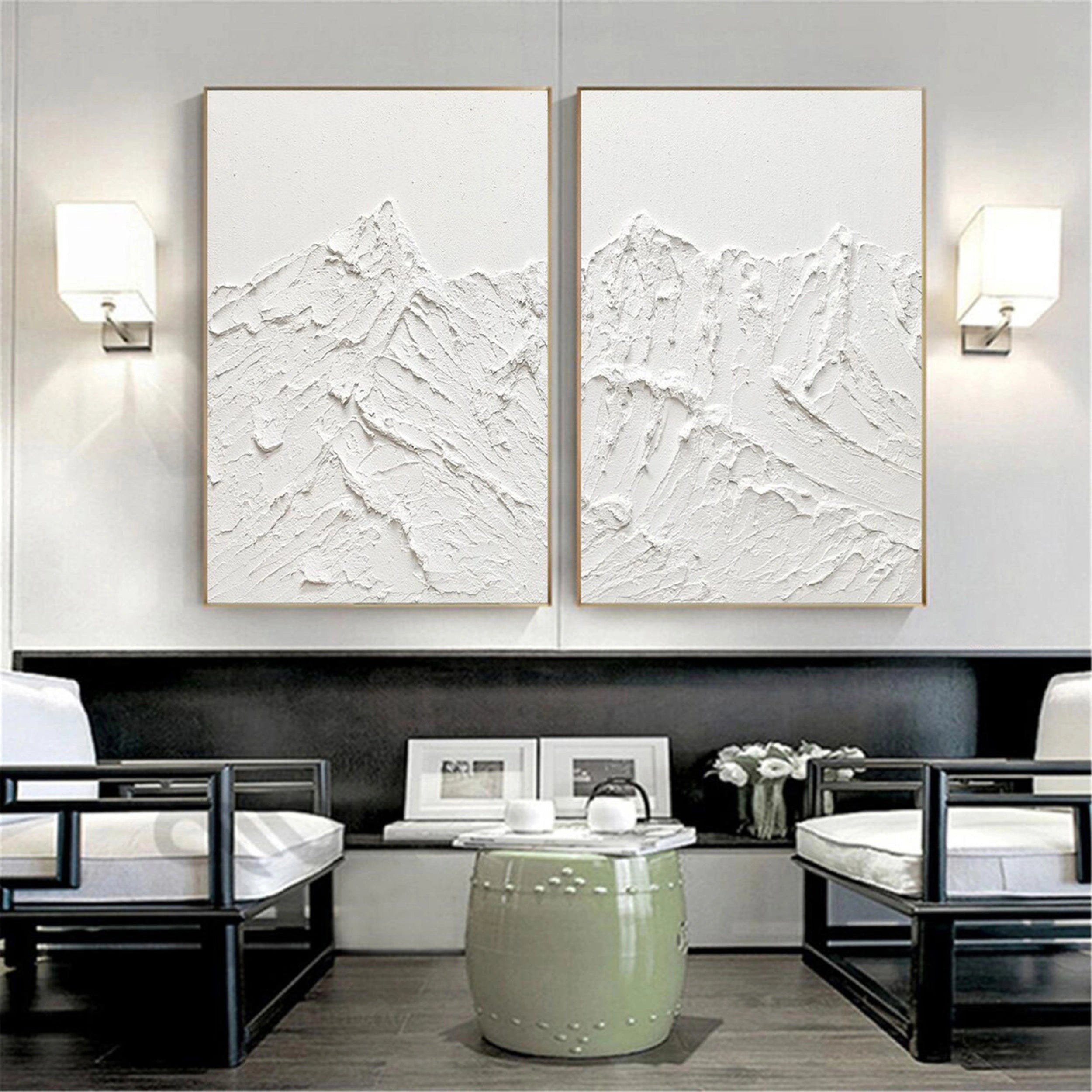Contemporary Textured Painting for Living Room | Modern Abstract Art #JJ 425