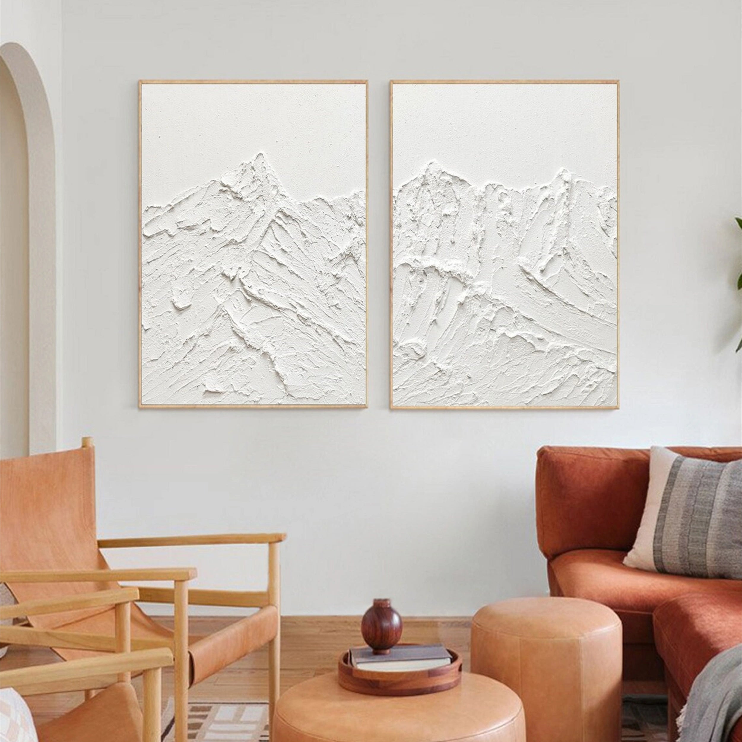 Contemporary Textured Painting for Living Room | Modern Abstract Art #JJ 425