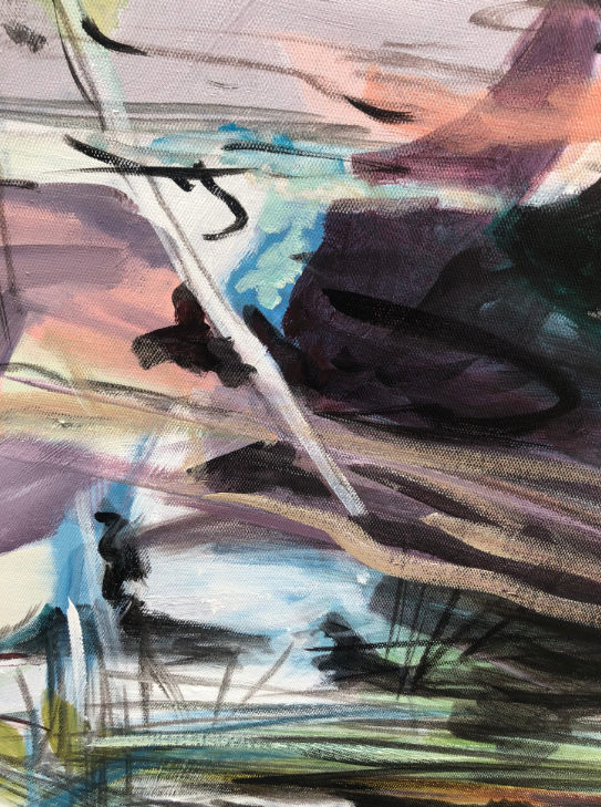 Colorful Wall Art - Original Abstract Painting #TC 113