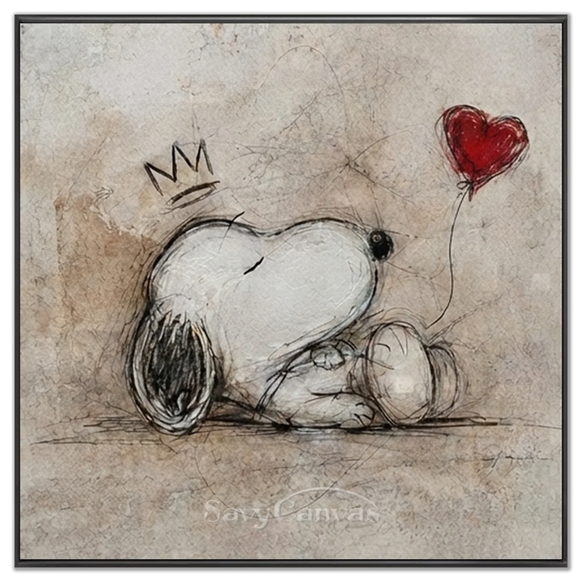 abstract_snoopy_graffiti_painting2_v1-black-frame-02.webp