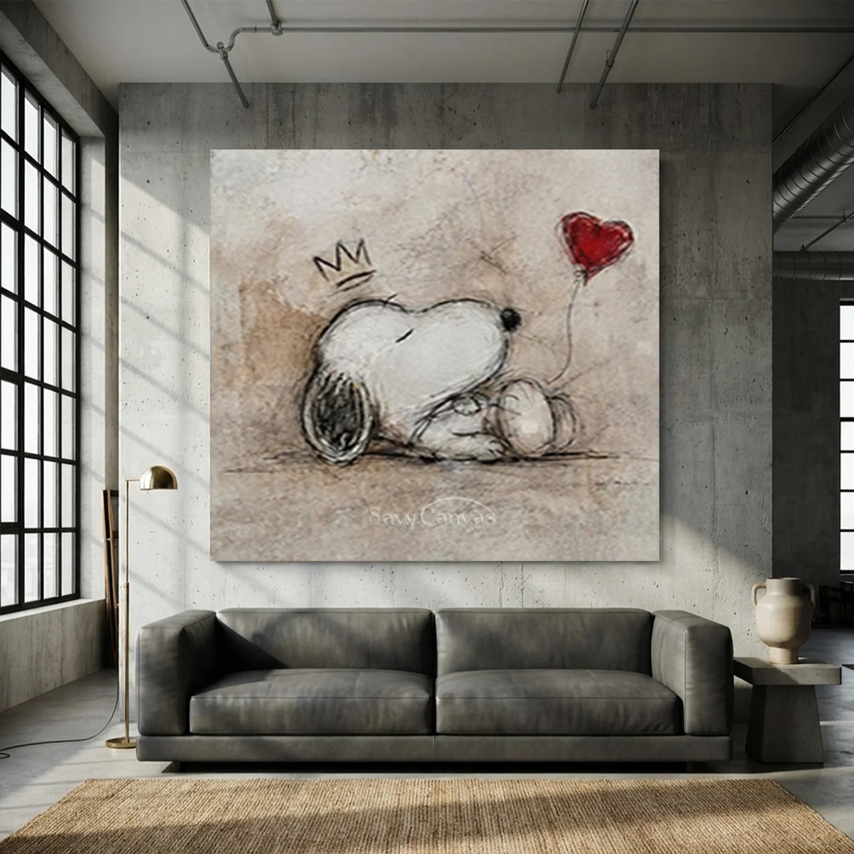 abstract_snoopy_graffiti_painting2_v1-for-Industrial-style-open-plan-studio-01.webp