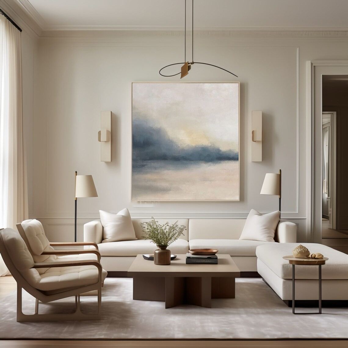 Abstract Landscape Handmade Oil Painting | Modern Wall Art