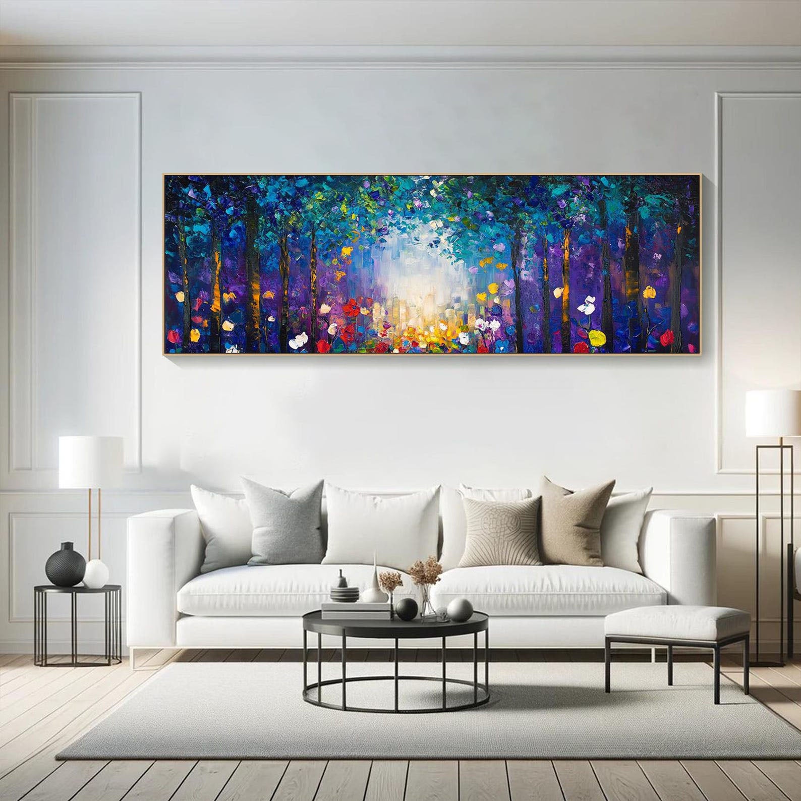 Unique Forest Floral Art Wall Painting