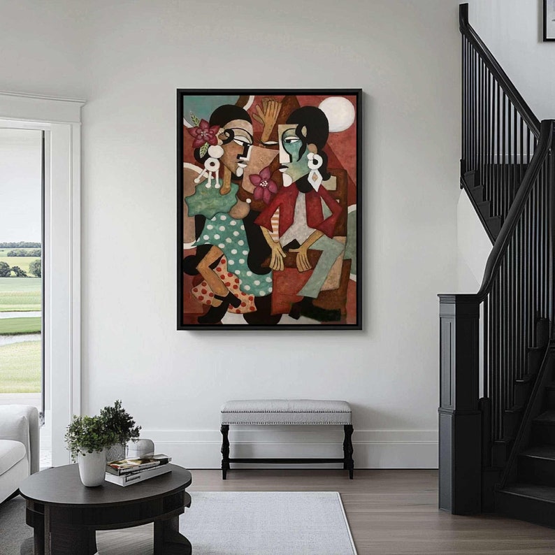 Stylized Figurative Oil Painting - Modern Decorative Art #TB 007