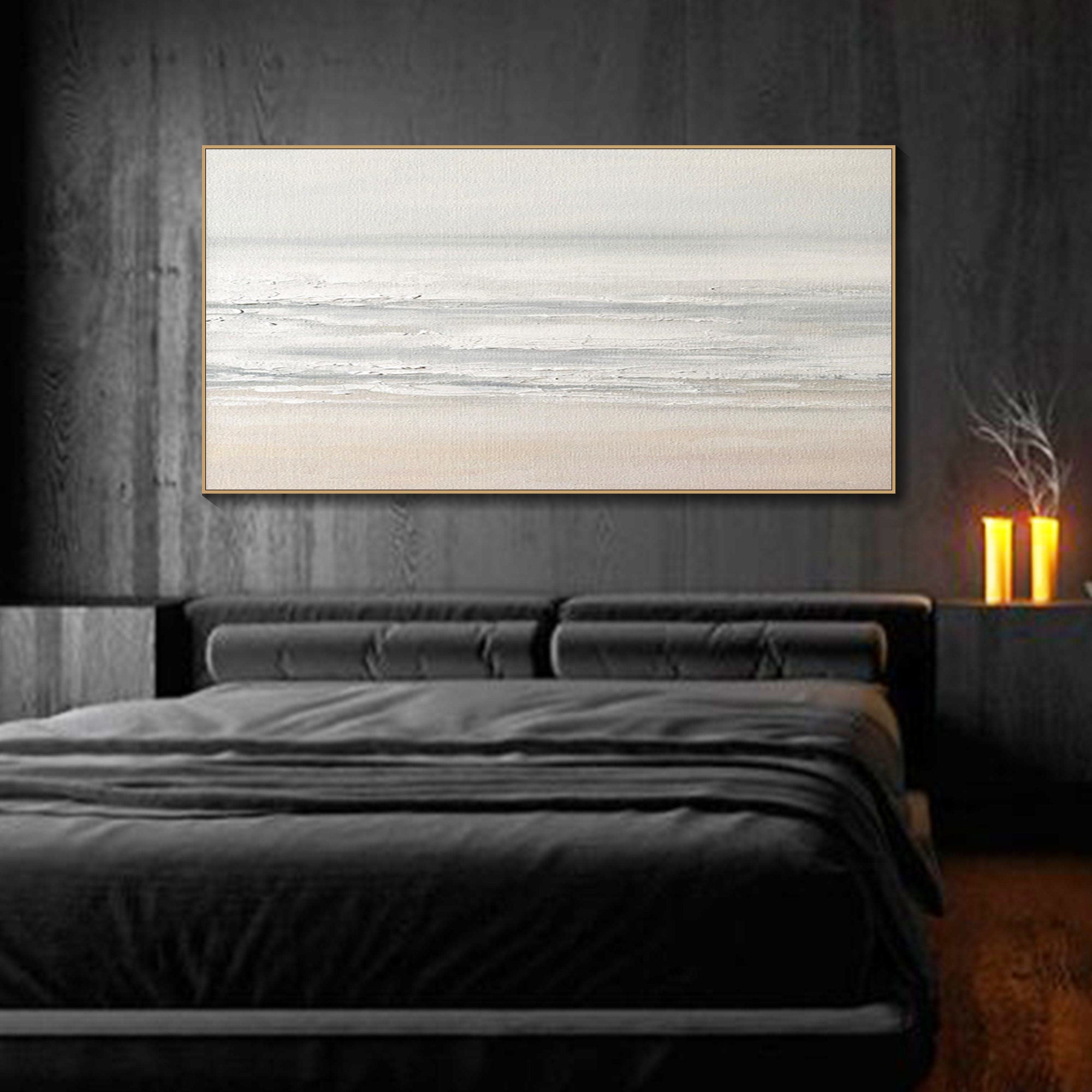Textured Ocean Wave Painting | Original Coastal Landscape Canvas Art #TB 089