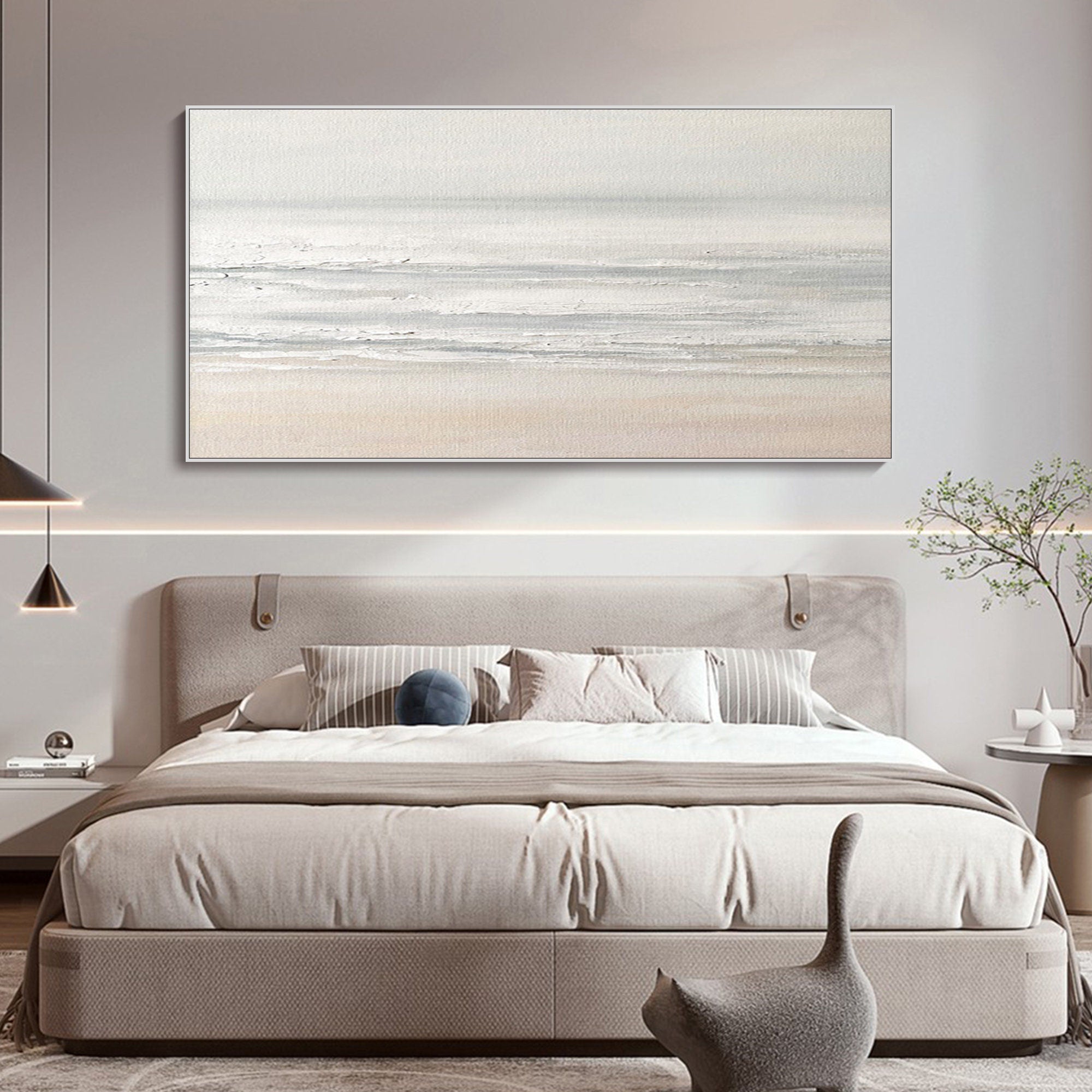 Textured Ocean Wave Painting | Original Coastal Landscape Canvas Art #TB 089