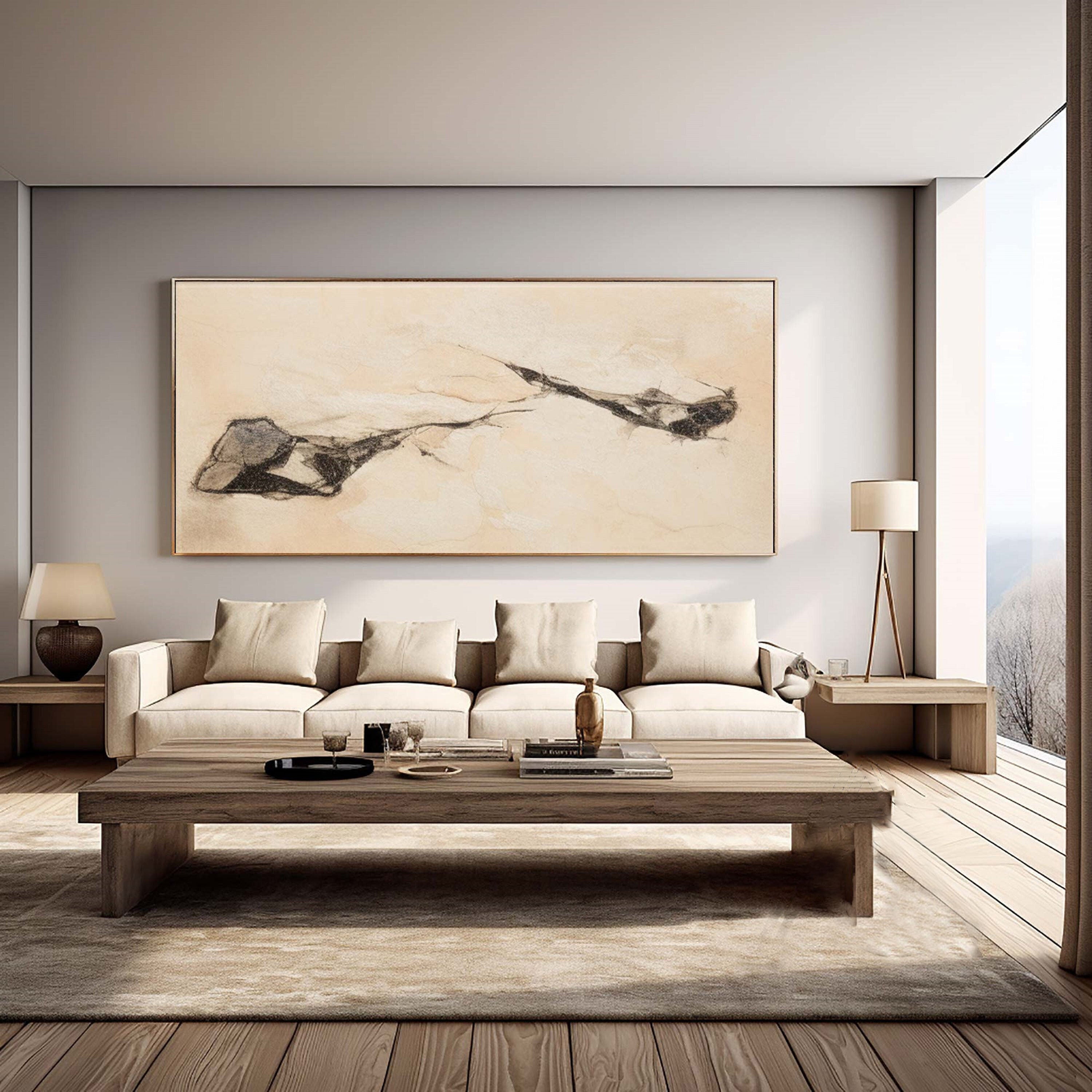 Simple Line Abstract Art Piece #TB 023