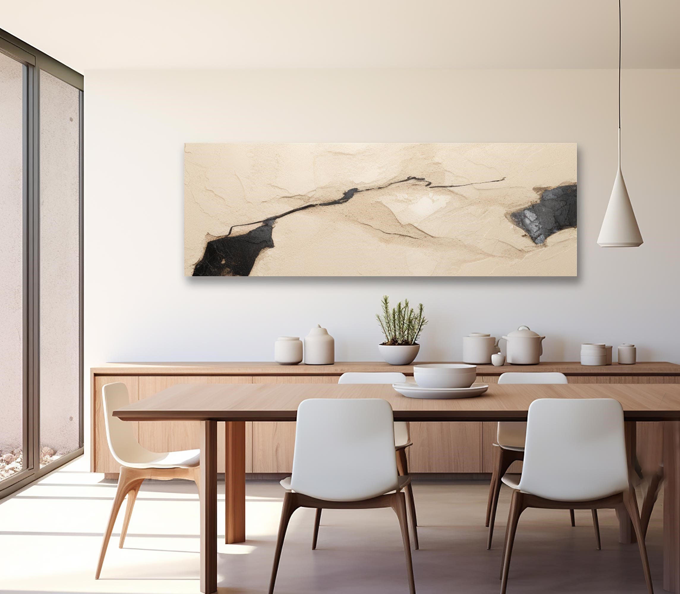 Minimalist Rock Texture Art #TB 014