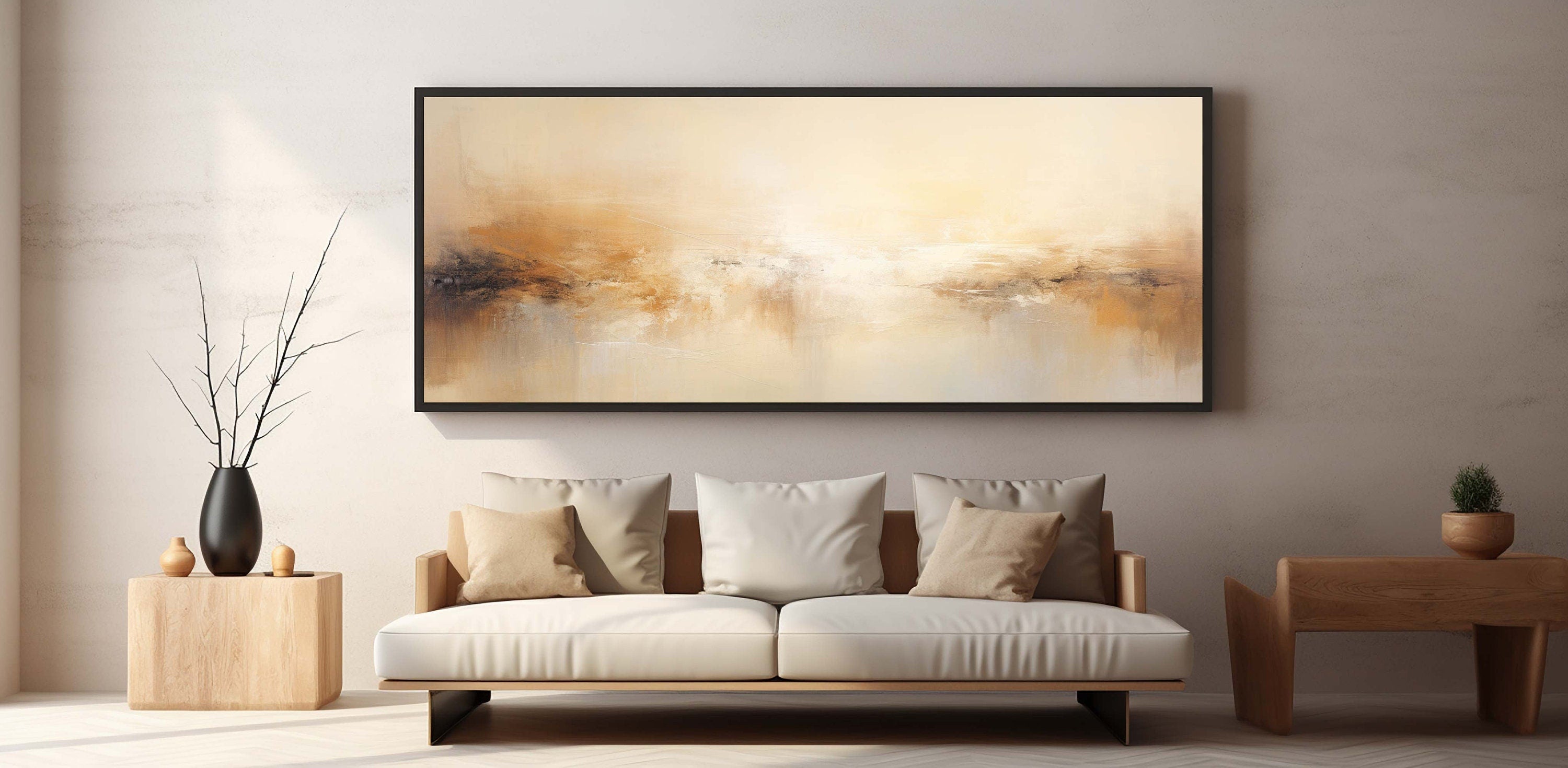 Modern Expressive Light Effect Abstract Art