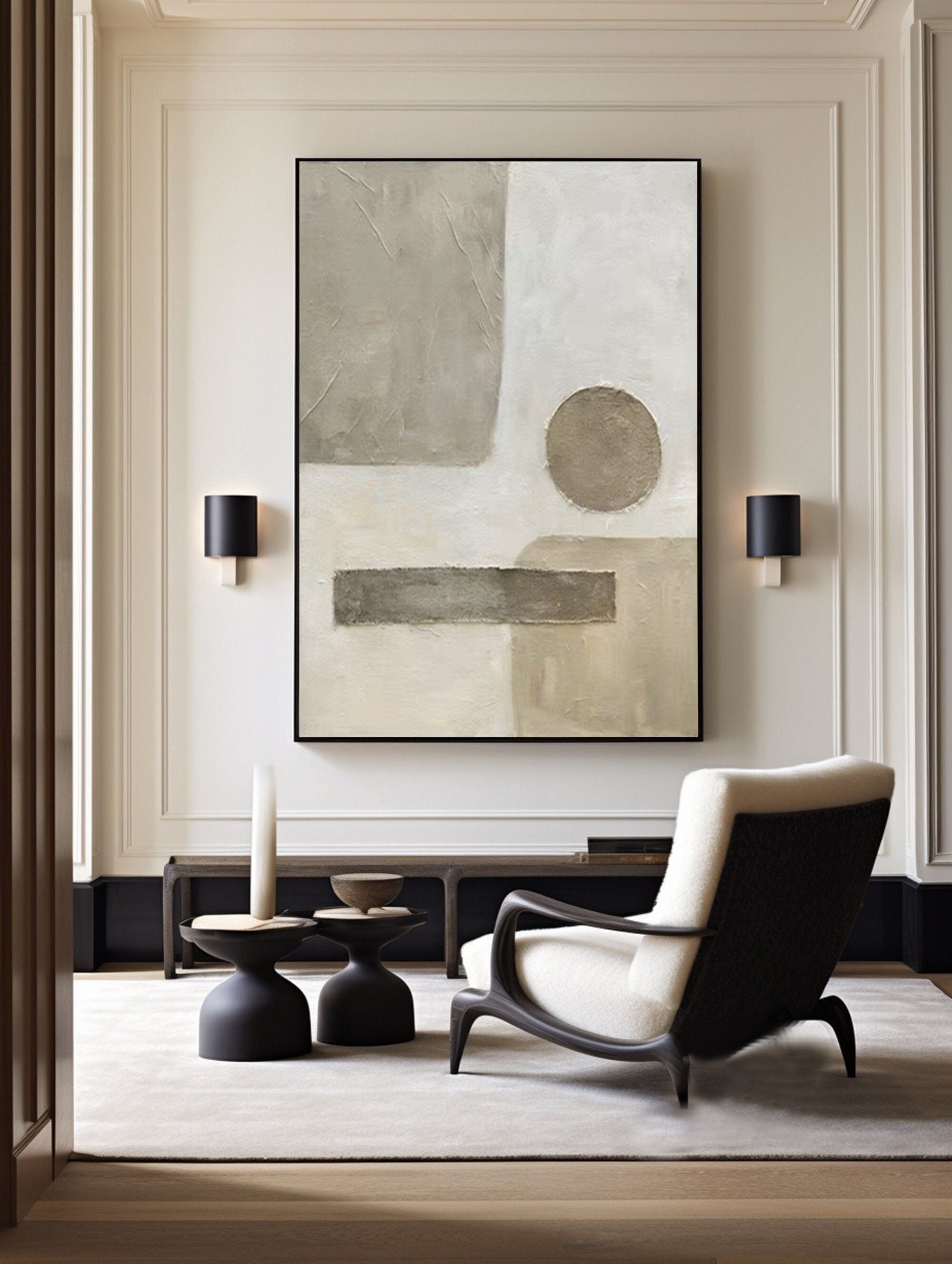 Abstract Geometric Art Wall Decor Painting #TB 015