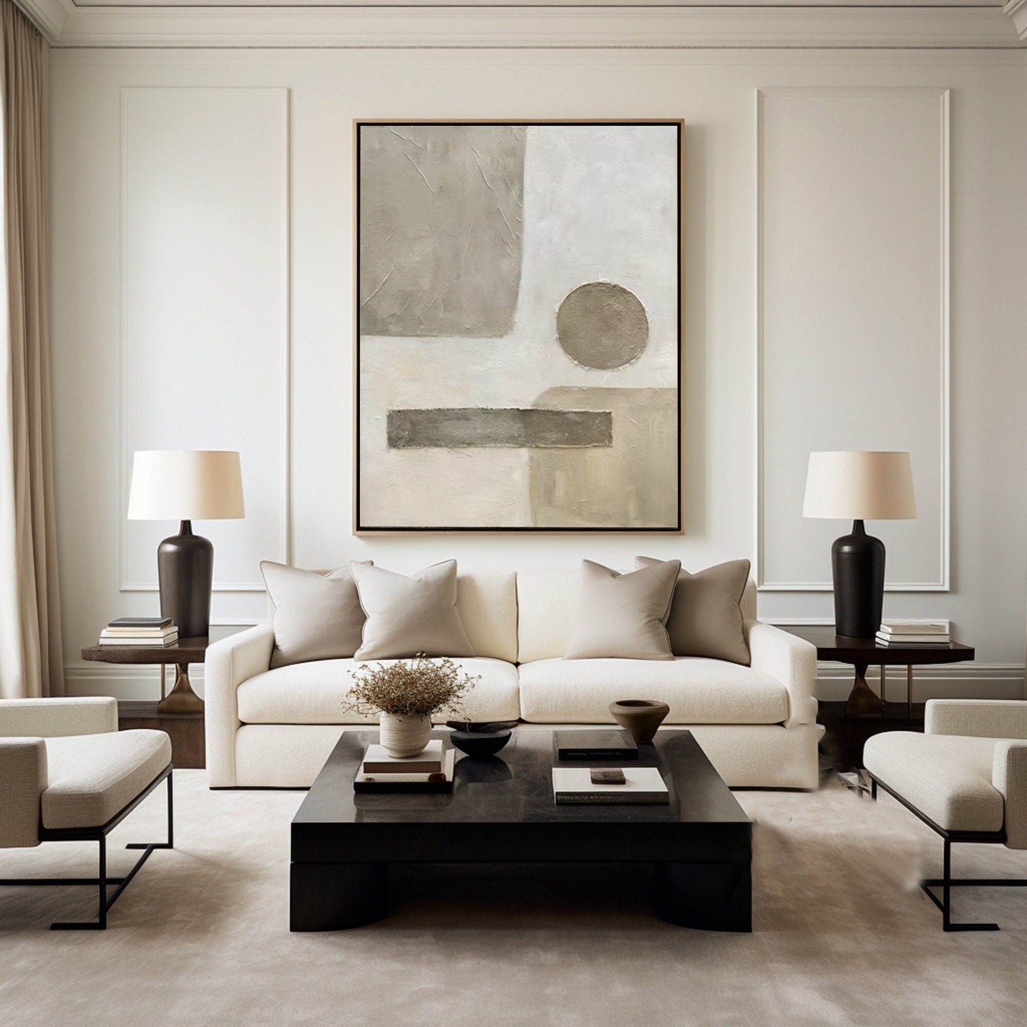 Abstract Geometric Art Wall Decor Painting #TB 015