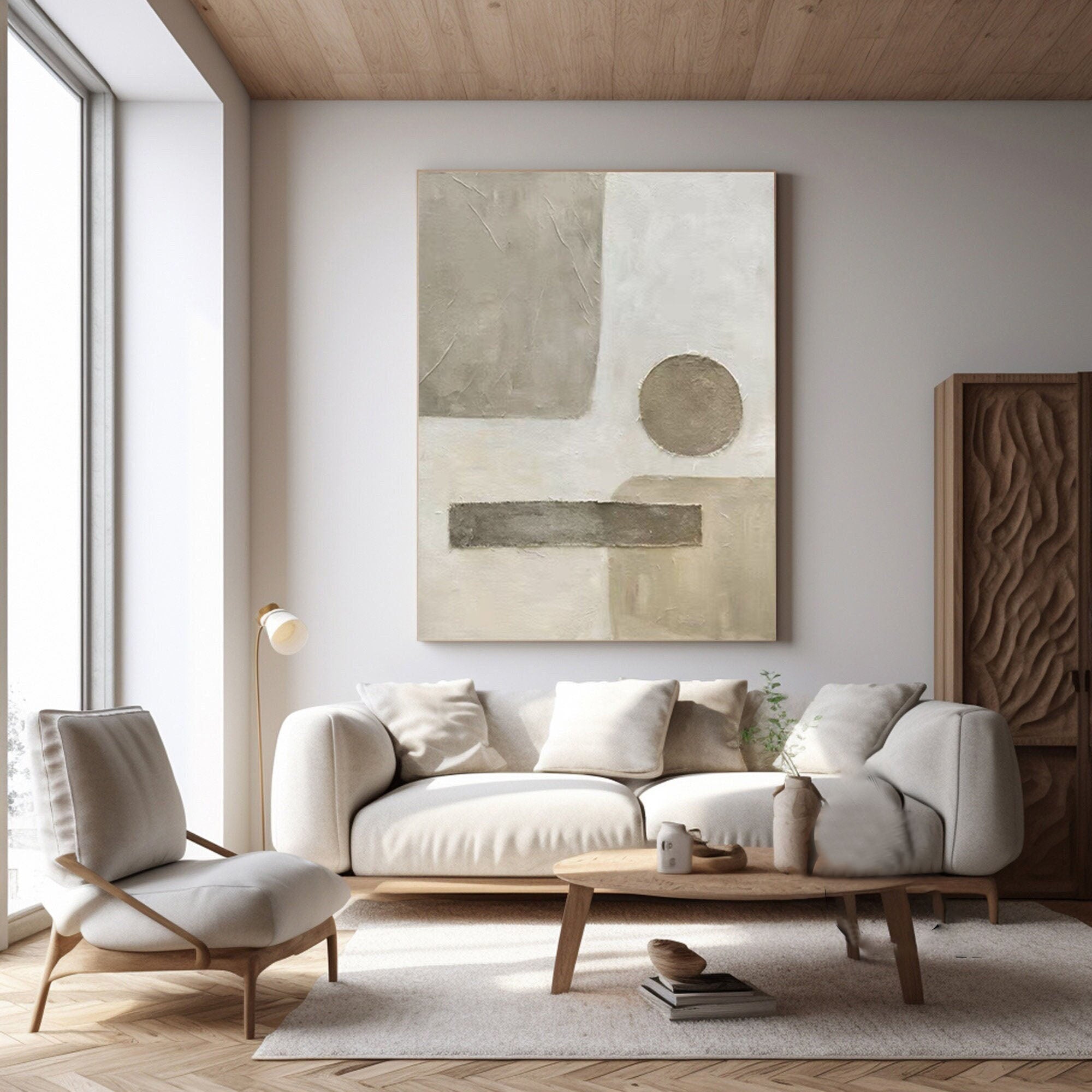 Abstract Geometric Art Wall Decor Painting #TB 015