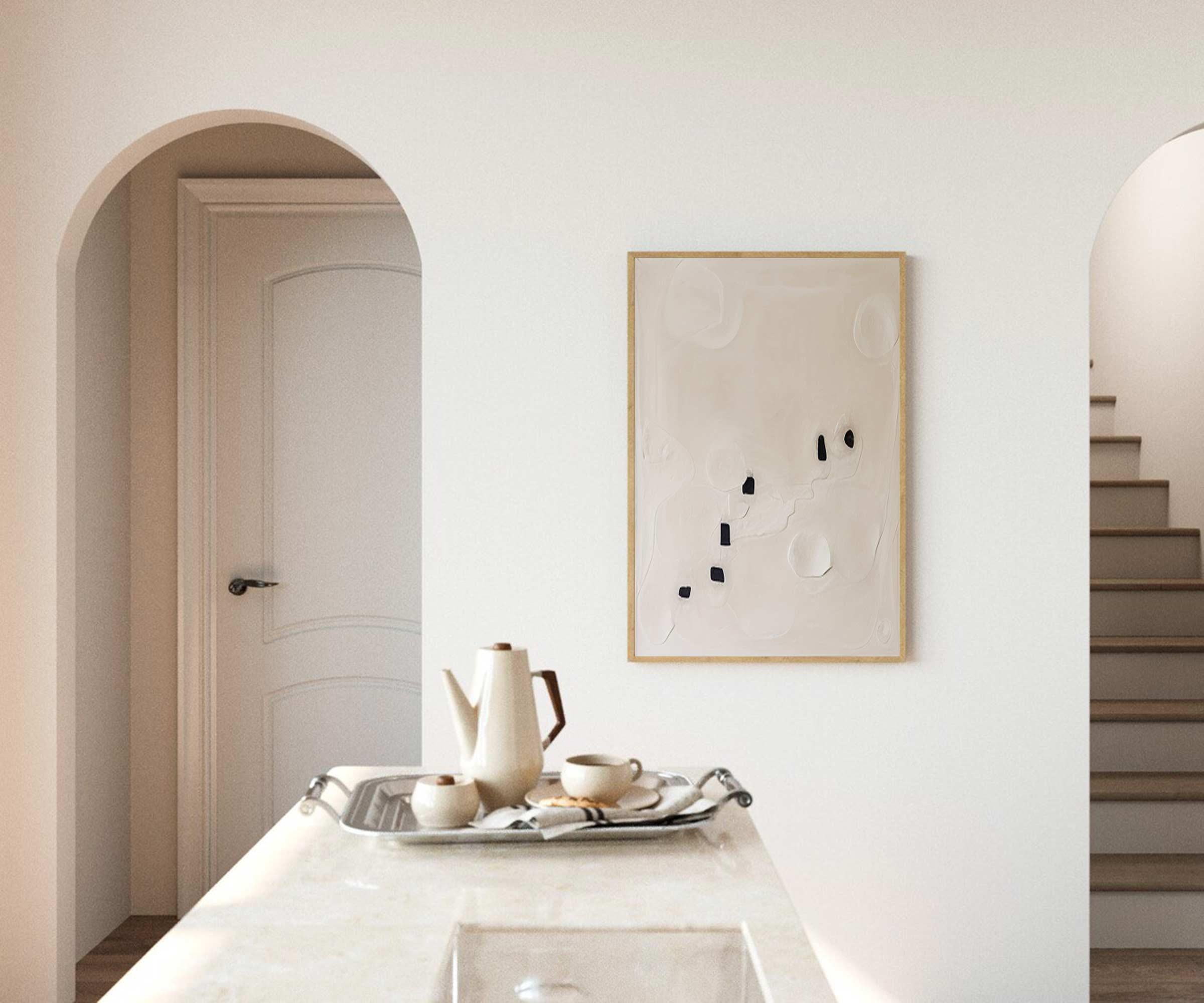 Textured Abstract Art, Modern Home Decor Piece #TB 027