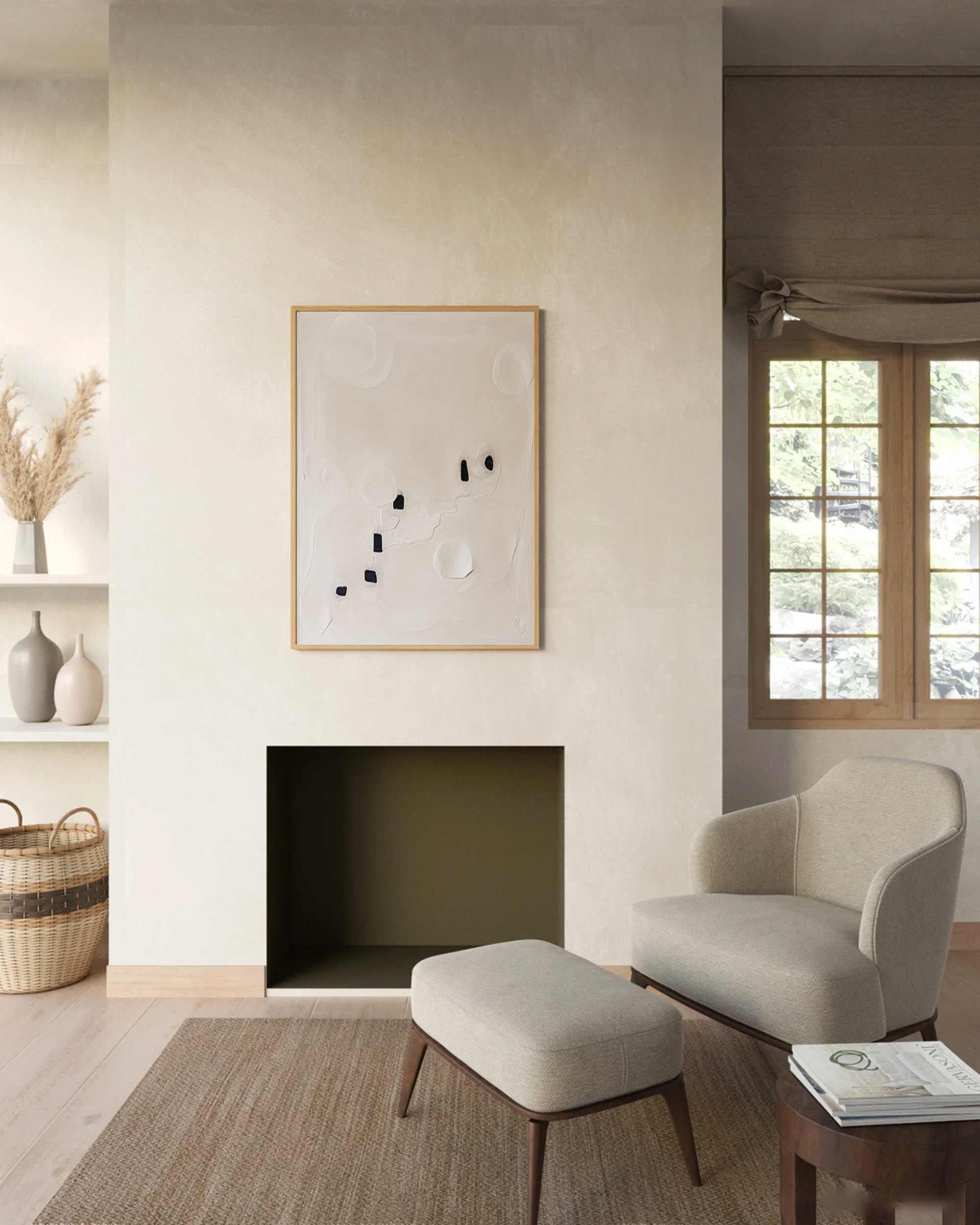 Textured Abstract Art, Modern Home Decor Piece #TB 027