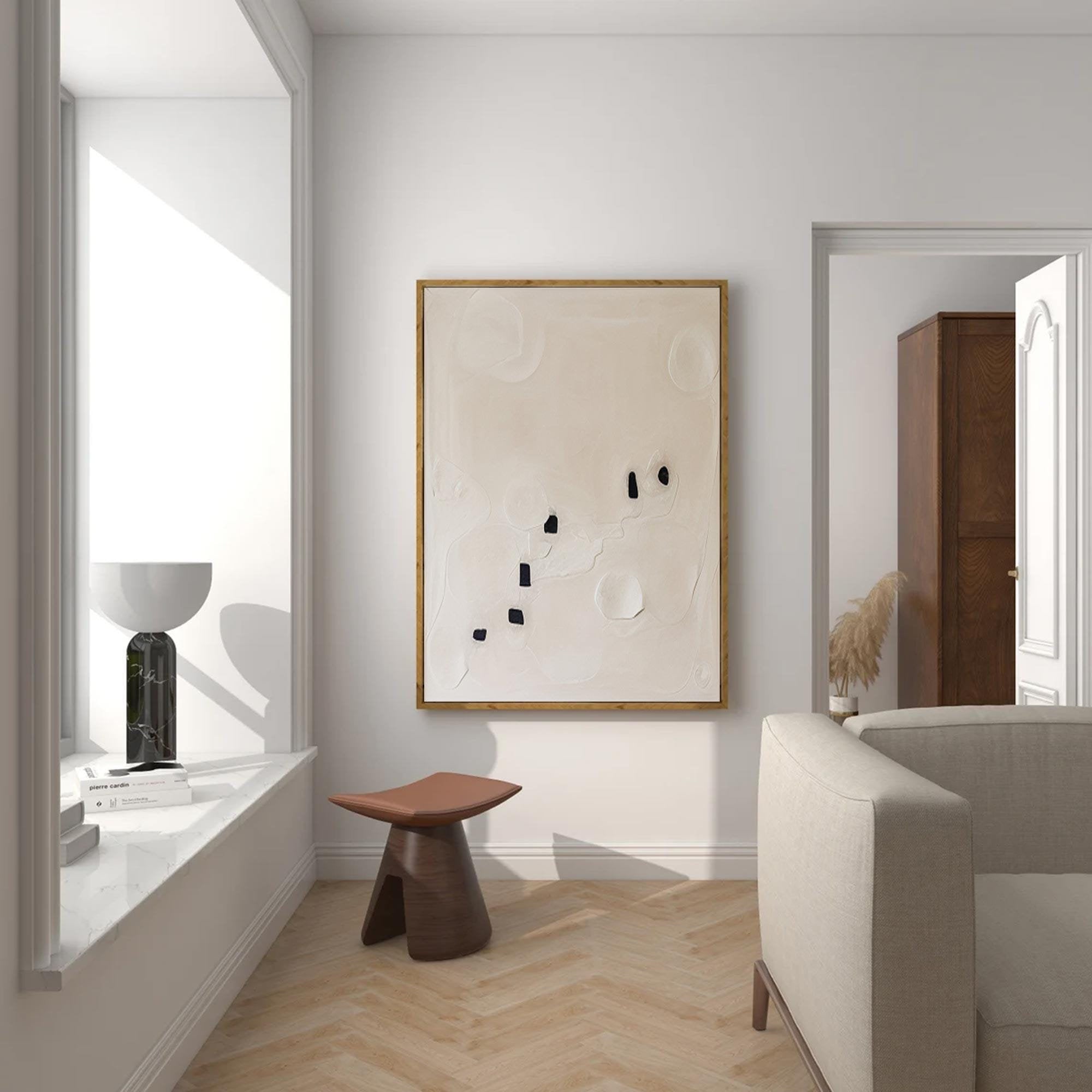Contemporary Abstract Decor, Simple Art Piece