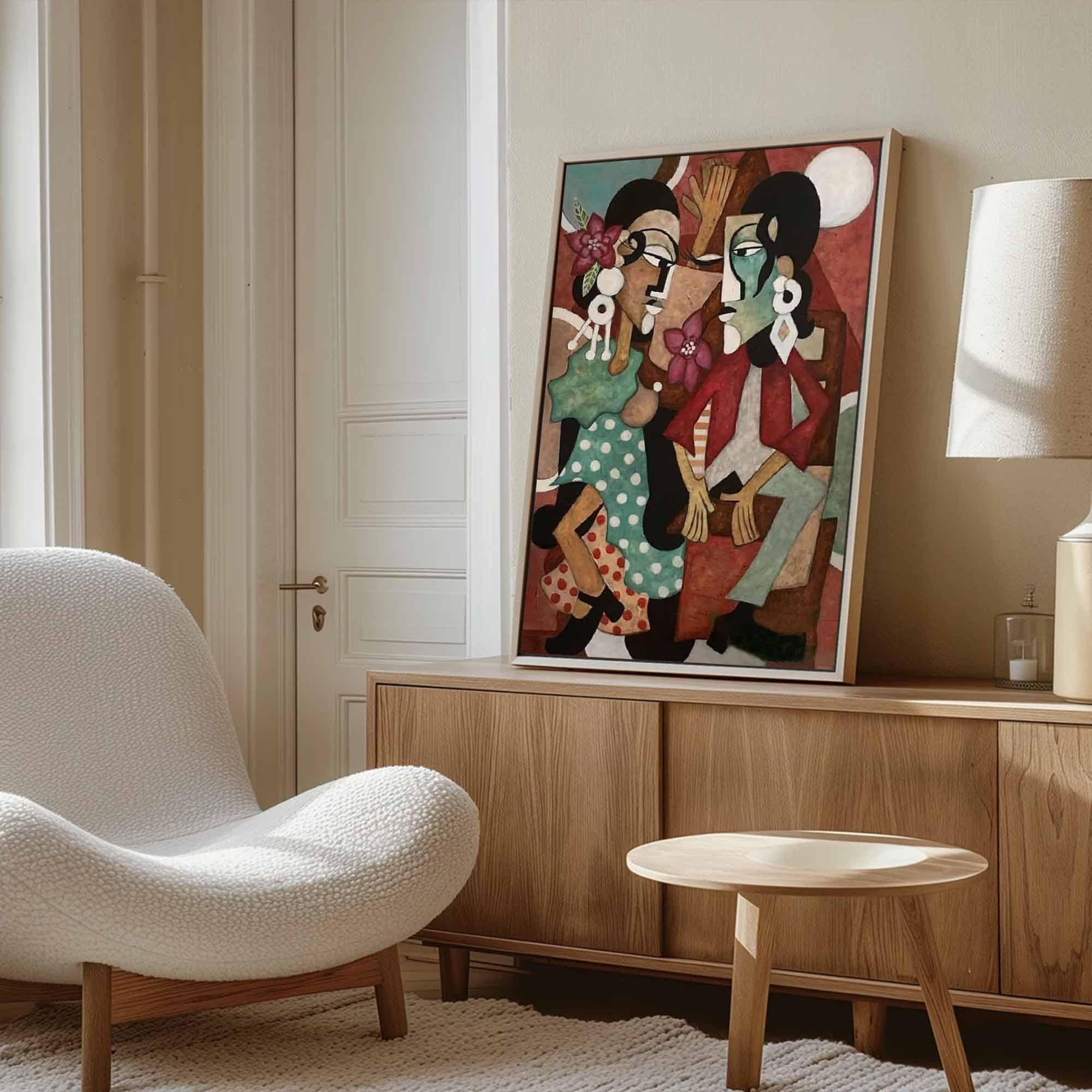 Stylized Figurative Oil Painting - Modern Decorative Art #TB 007