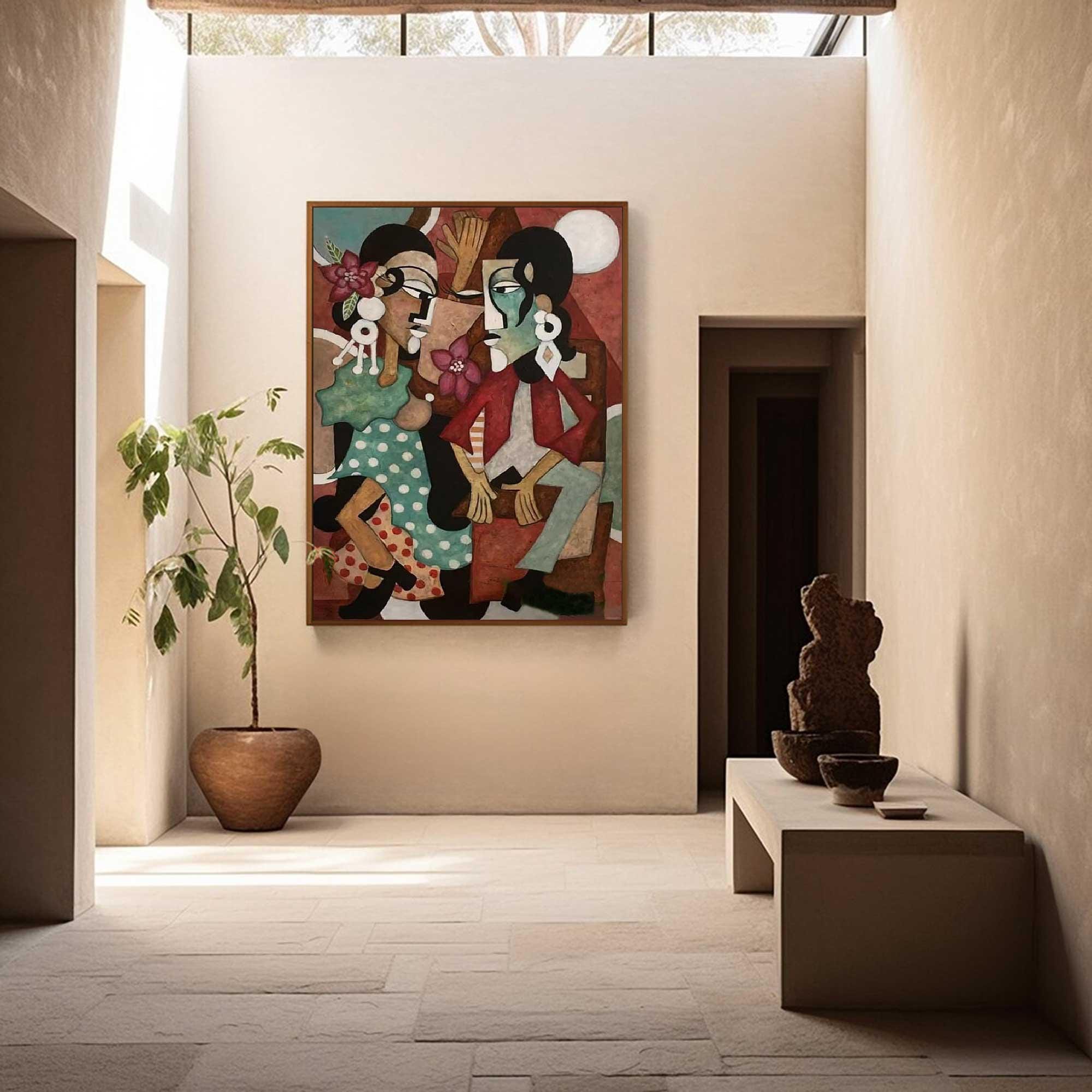 Stylized Figurative Oil Painting - Modern Decorative Art #TB 007