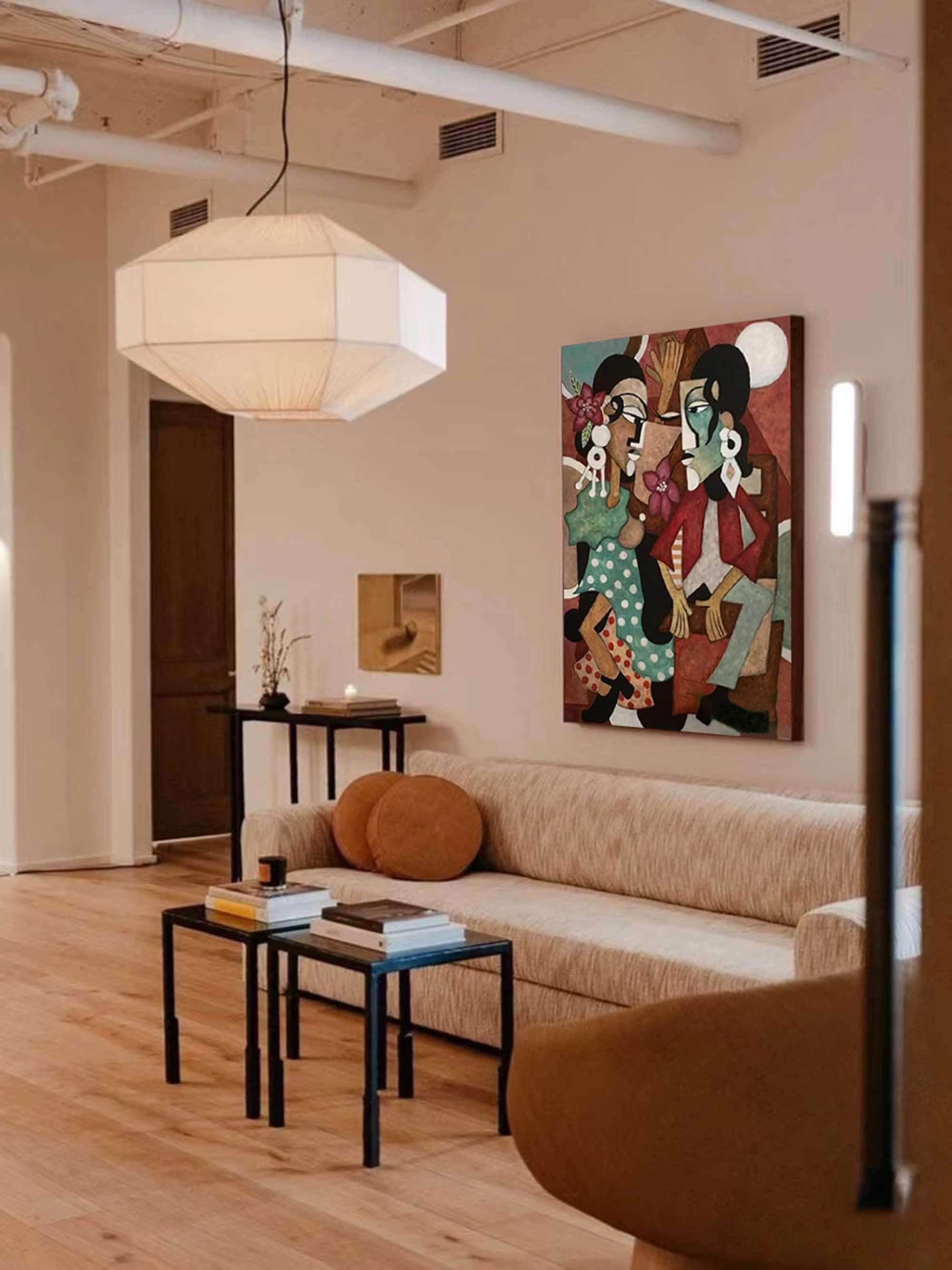 Stylized Figurative Oil Painting - Modern Decorative Art #TB 007