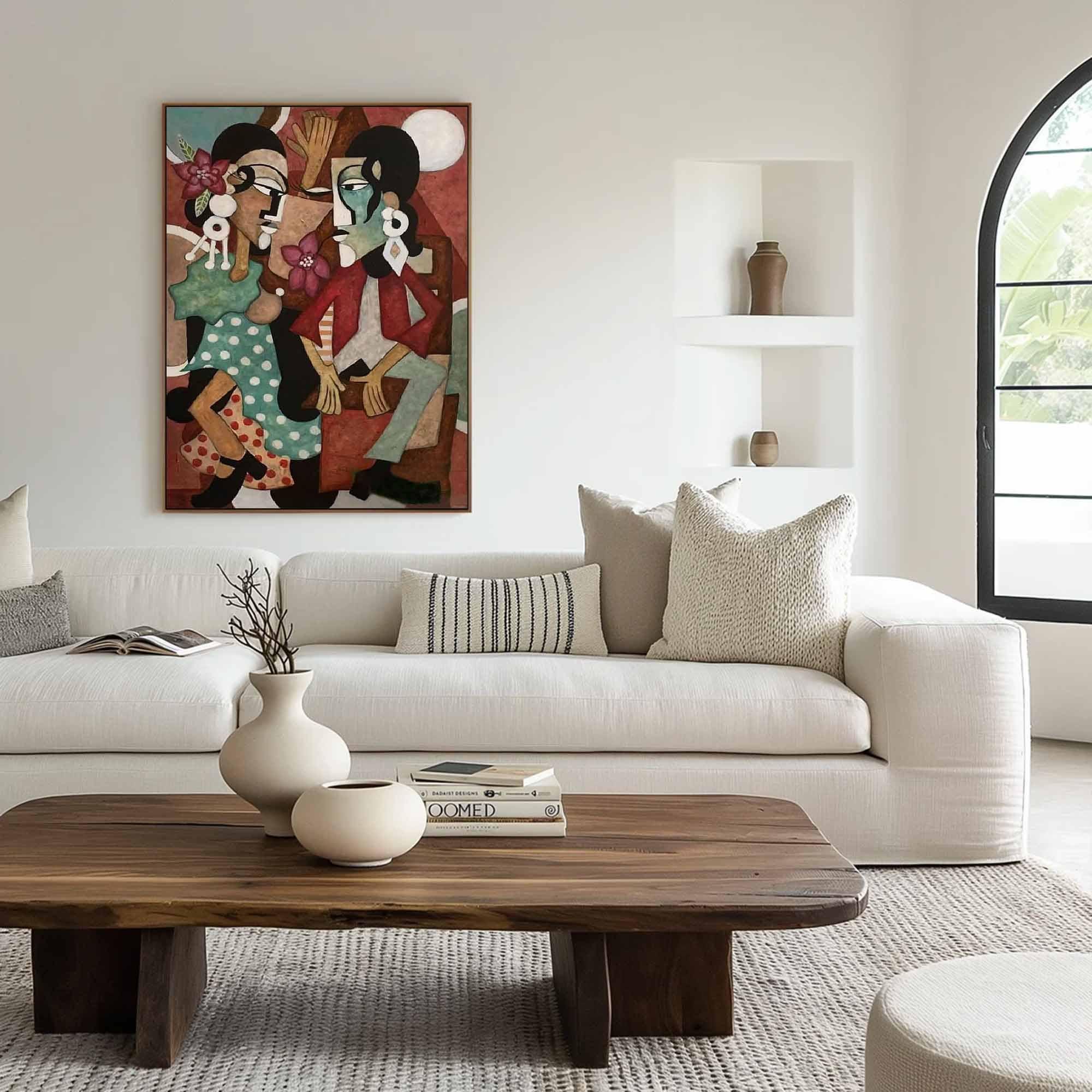 Stylized Figurative Oil Painting - Modern Decorative Art #TB 007