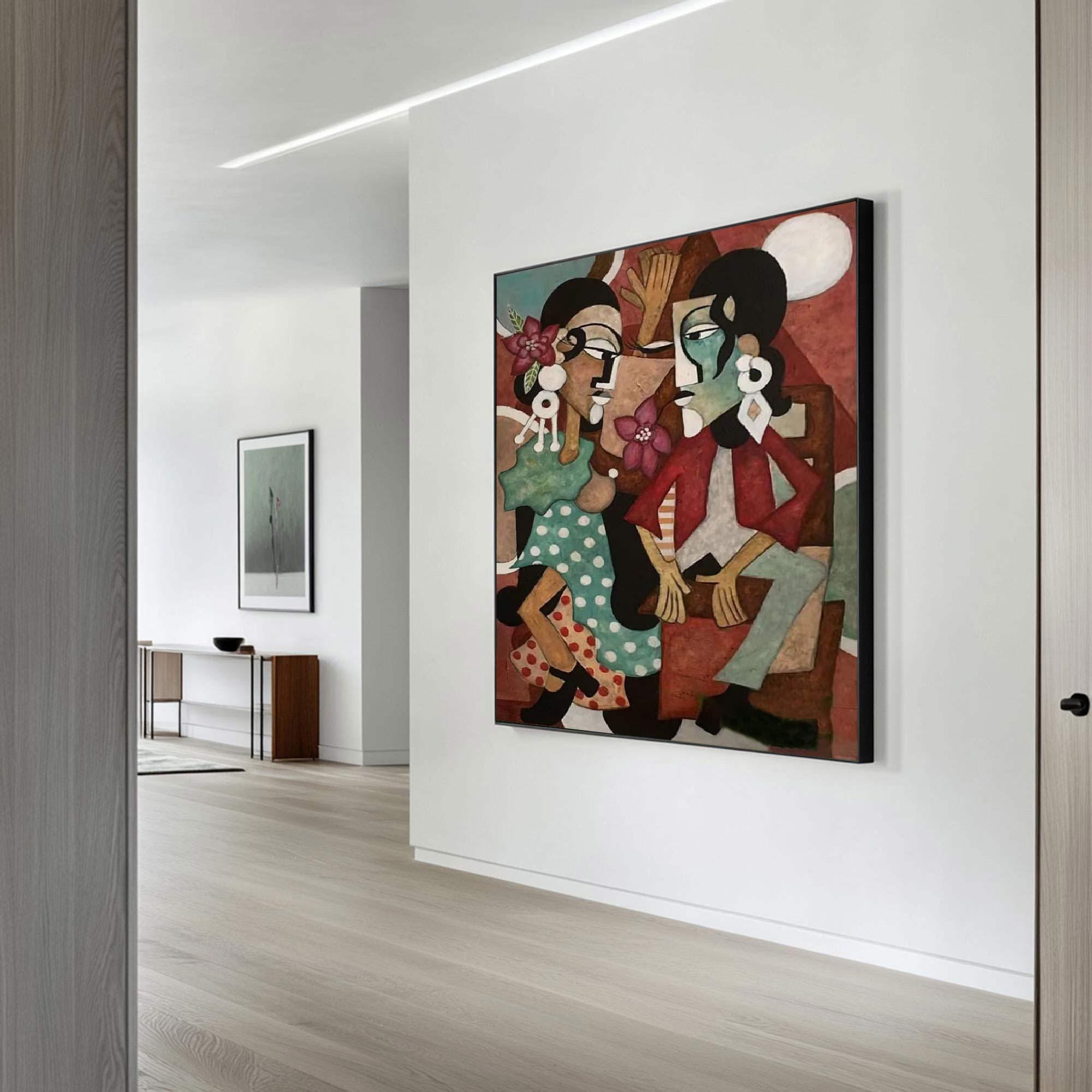 Stylized Figurative Oil Painting - Modern Decorative Art #TB 007