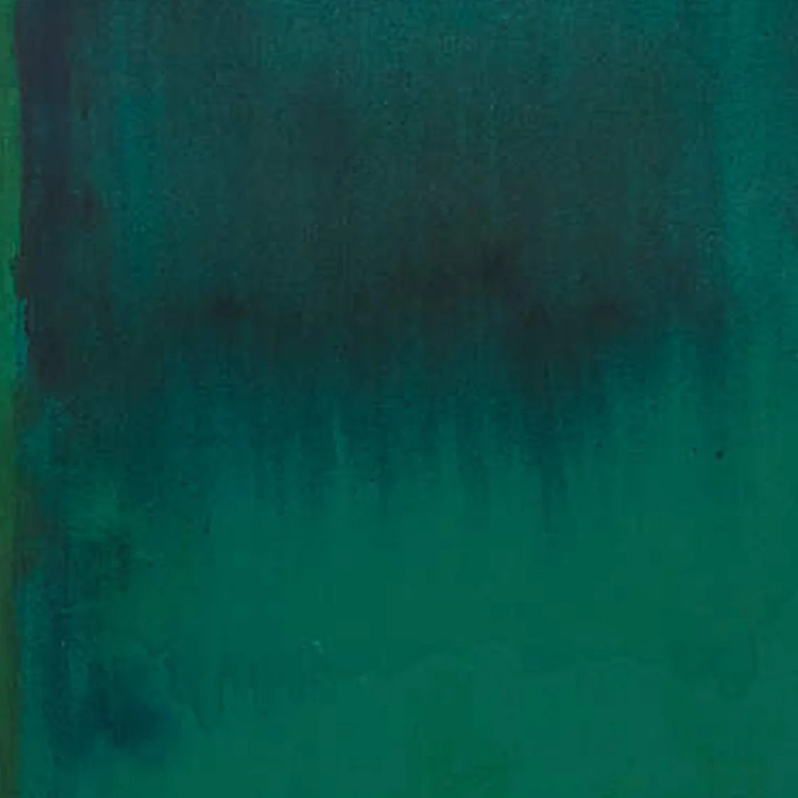 Abstract Green Teal Oil Painting Modern Wall Art #TC 082