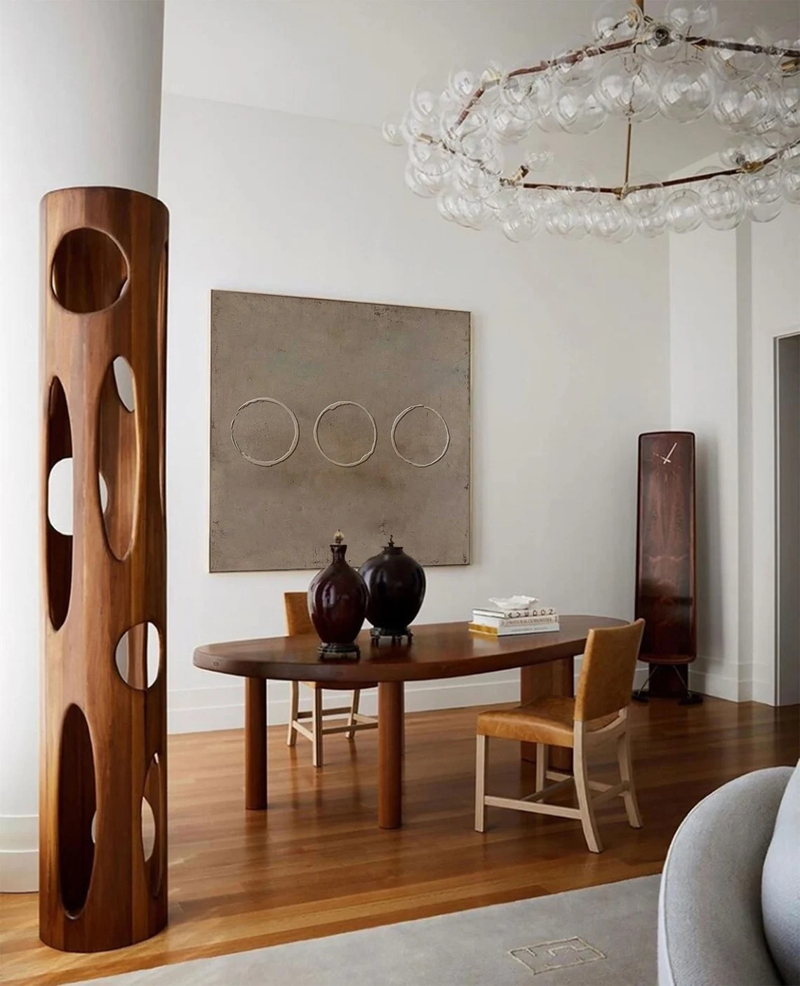 Large abstract oil painting for living room bedroom-Original art #JJ 018