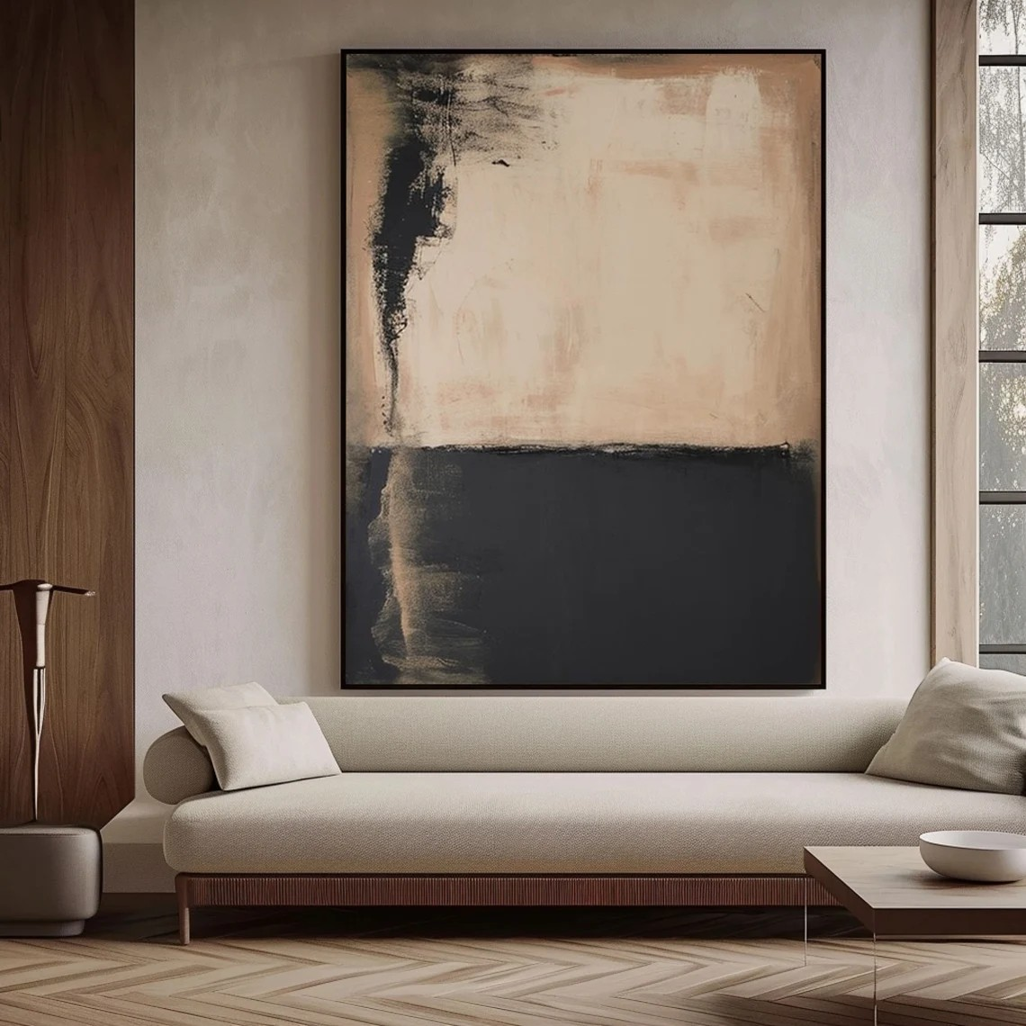 Large Wall Art - Wabi Sabi Abstract Art for Home Decor #TC 048