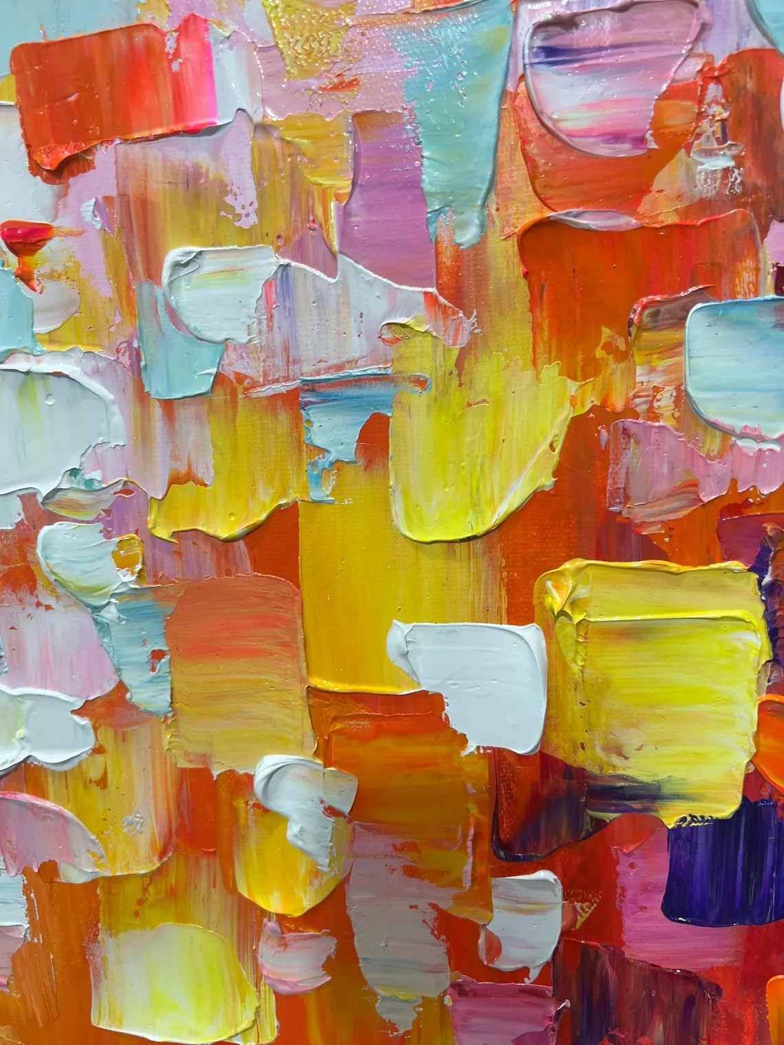 Colorful Handmade Canvas Wall Decor #TC 072