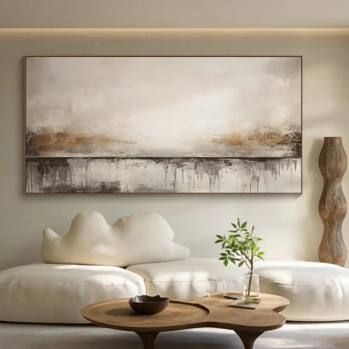 Large Original Hand-Painted Abstract Canvas Oil Painting Decor