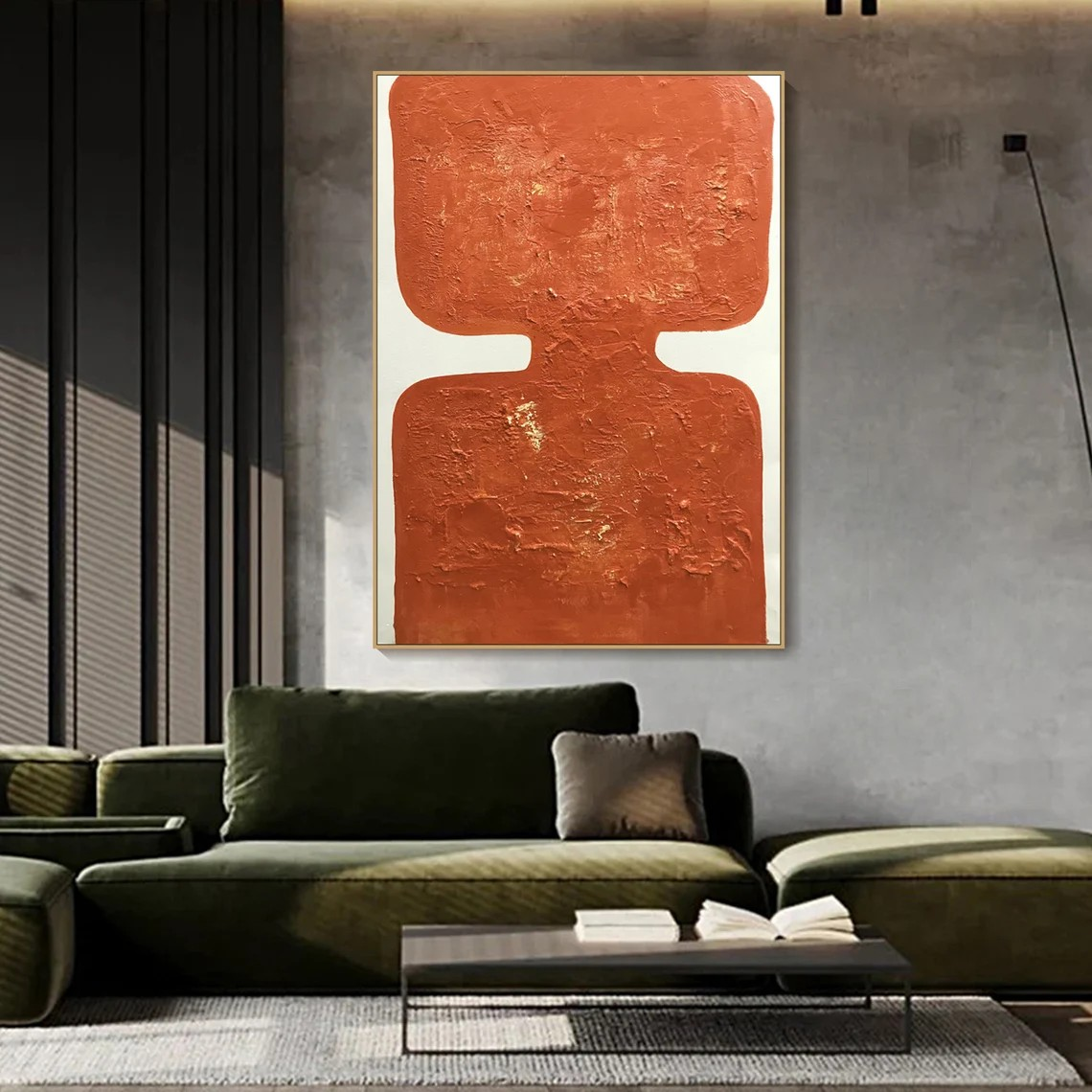 Wabi Sabi Abstract Art - Textured Oil Painting #TC 088